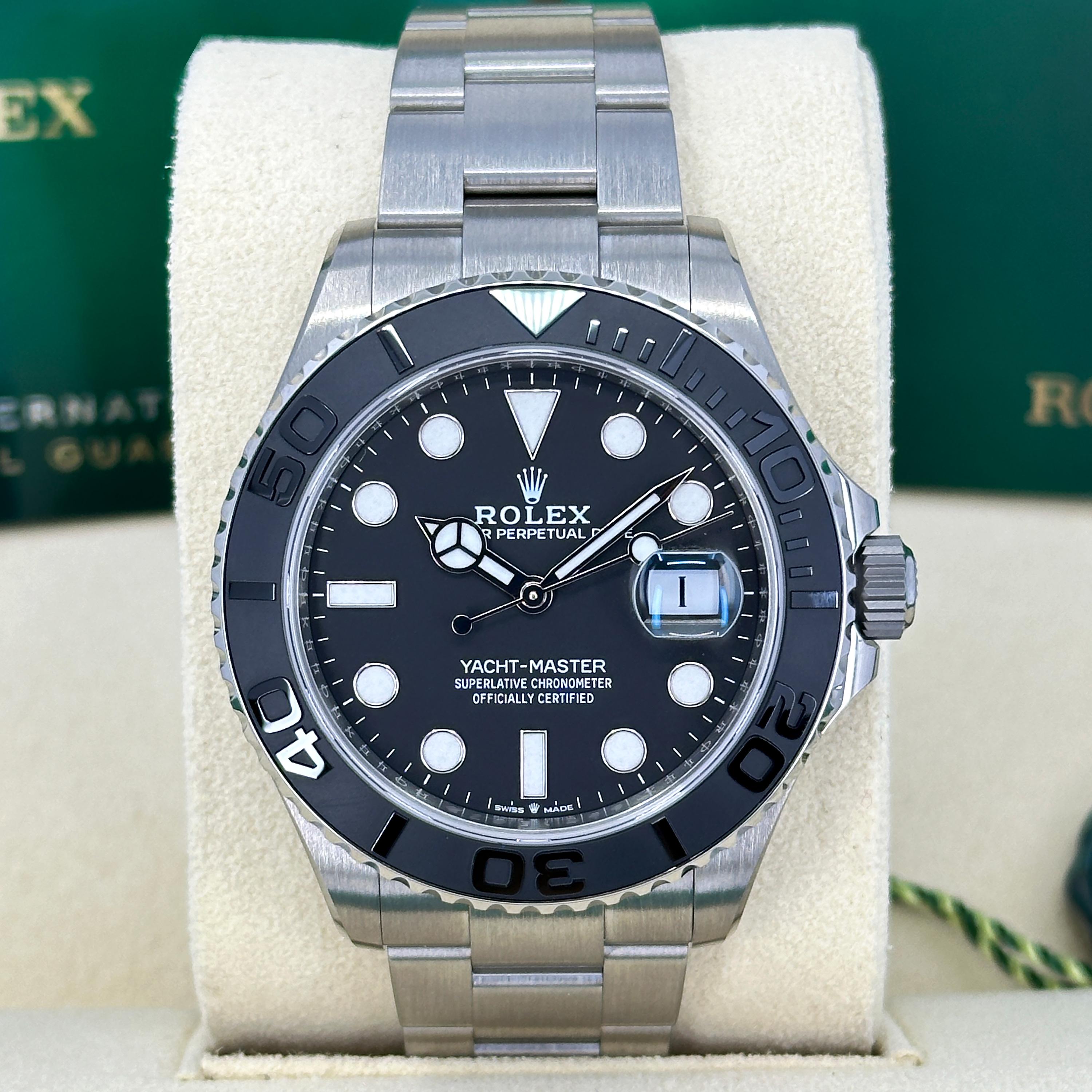 Rolex Yacht-Master 42 non indossato, referenza 226627, set completo, 2025 In condizioni Nuovo in vendita a New York, NY