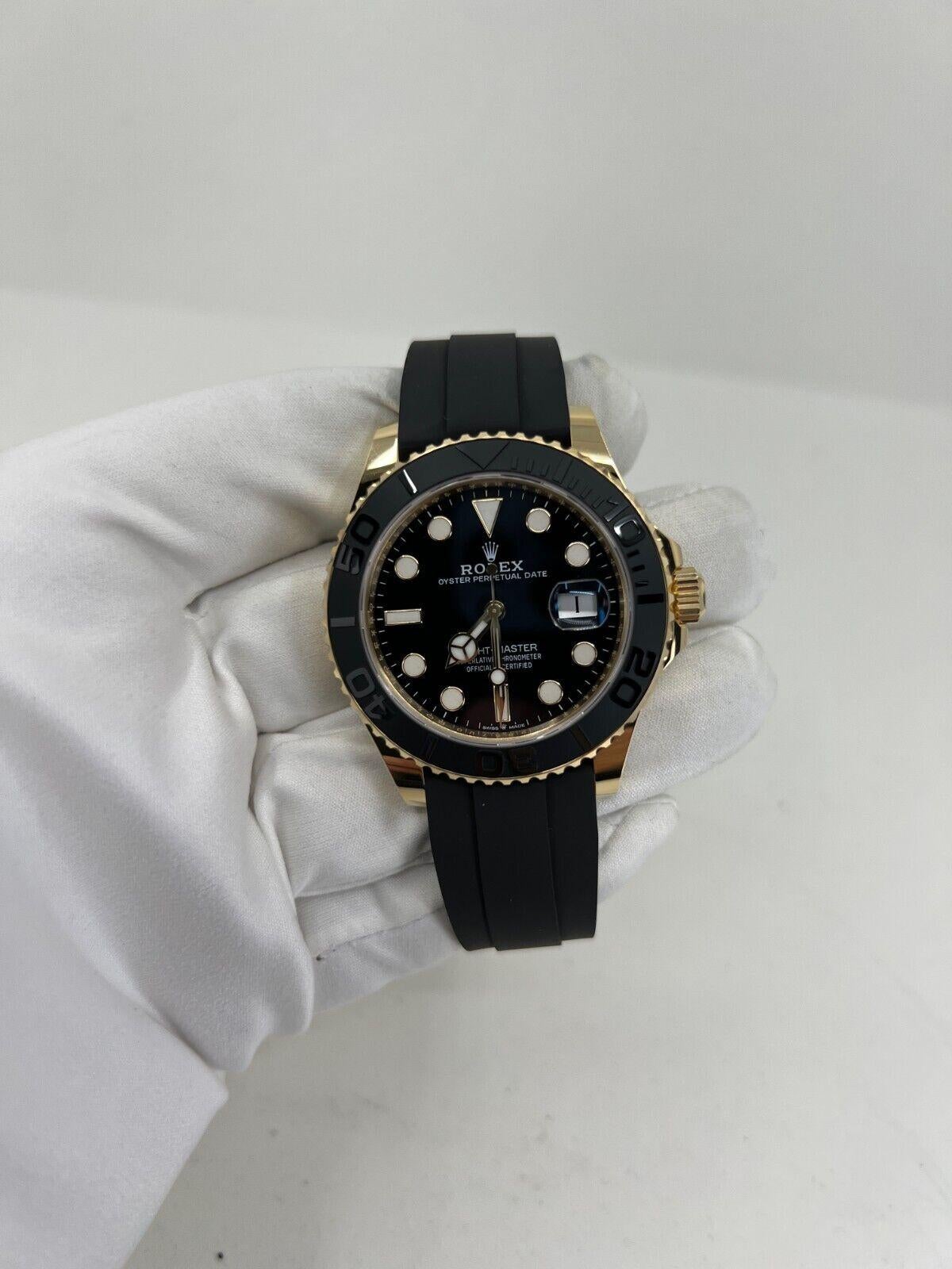 Rolex Yacht-Master 226658-0001 - Eleganza audace in oro giallo 18 carati con Oysterflex Comfort

Il Rolex Yacht-Master 226658-0001 emana lusso nautico con una cassa da 42 mm interamente realizzata in oro giallo 18 carati. Questo straordinario