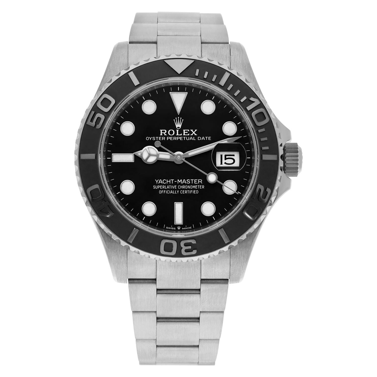 This year, Rolex launched its commercial version of the Yacht-Master 42 Titanium. It isn’t just a titanium attire; it is a standalone model with its specificities and unique features. The case measures 42mm in diameter with a fairly contained