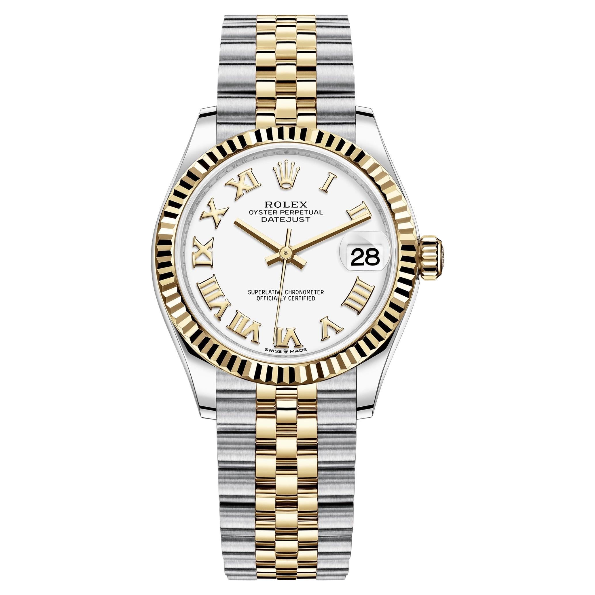Ungetragene RolexDatejust 31 White Jubilee Reference# 278273, Komplettset, 2025 im Angebot
