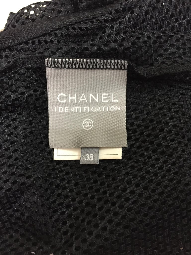 Unworn S/S 1993 Documented Chanel White High Waist Panties and Black