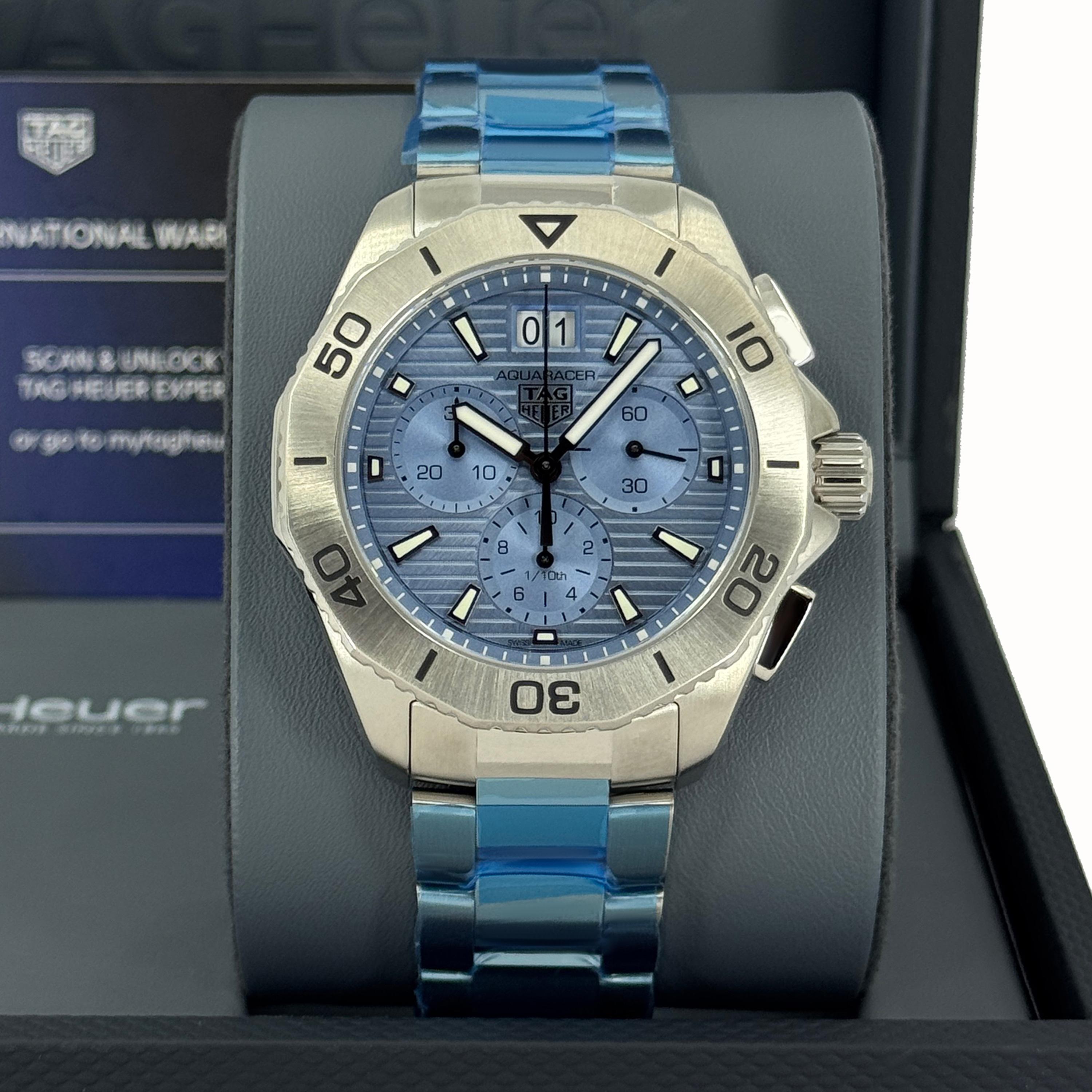Ungetragene TAG Heuer Aquaracer Referenznummer CBP1112.BA0627, Komplettset, 2025 im Zustand „Neu“ im Angebot in New York, NY