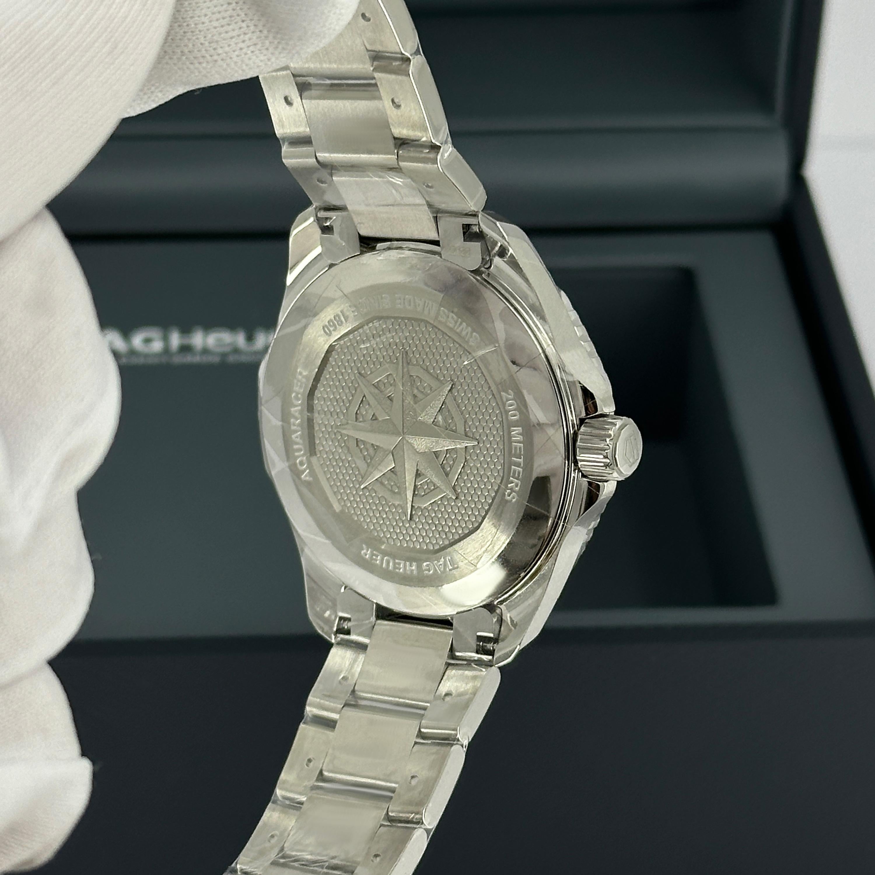 Ungetragene TAG Heuer Aquaracer Referenznummer WBP1113.BA0000, Komplettset, 2025 im Angebot 8