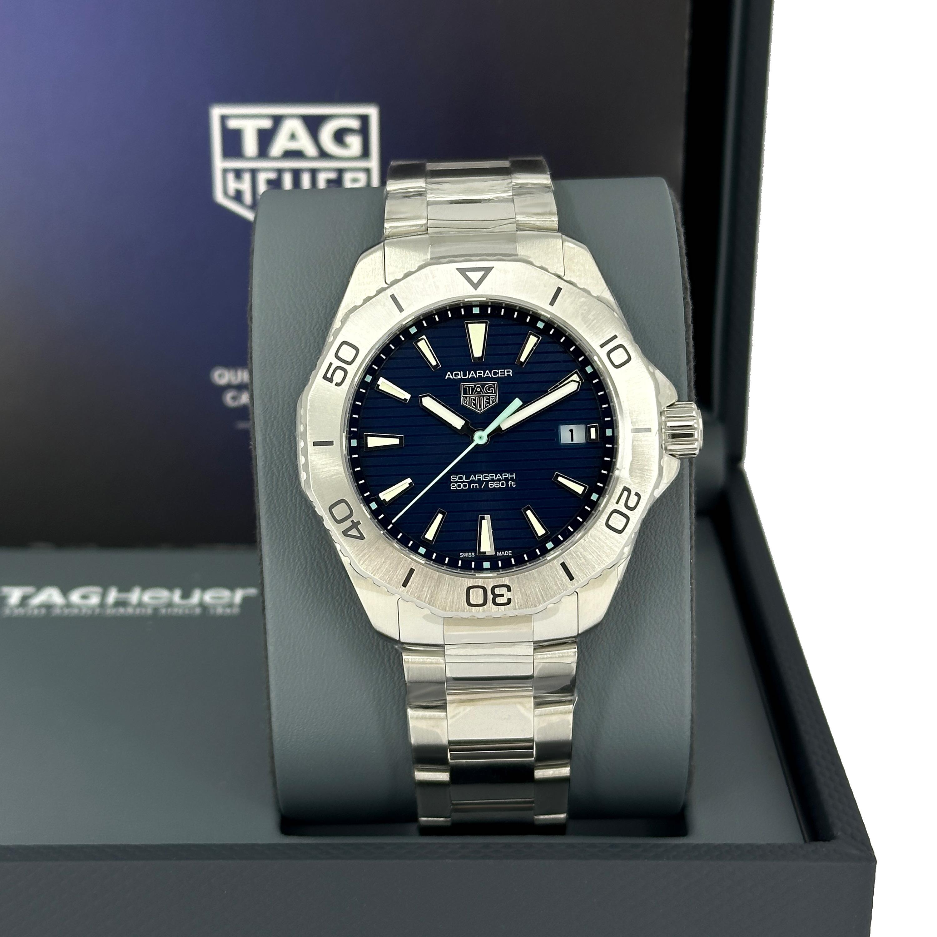 Ungetragene TAG Heuer Aquaracer Referenznummer WBP1113.BA0000, Komplettset, 2025 im Angebot 9