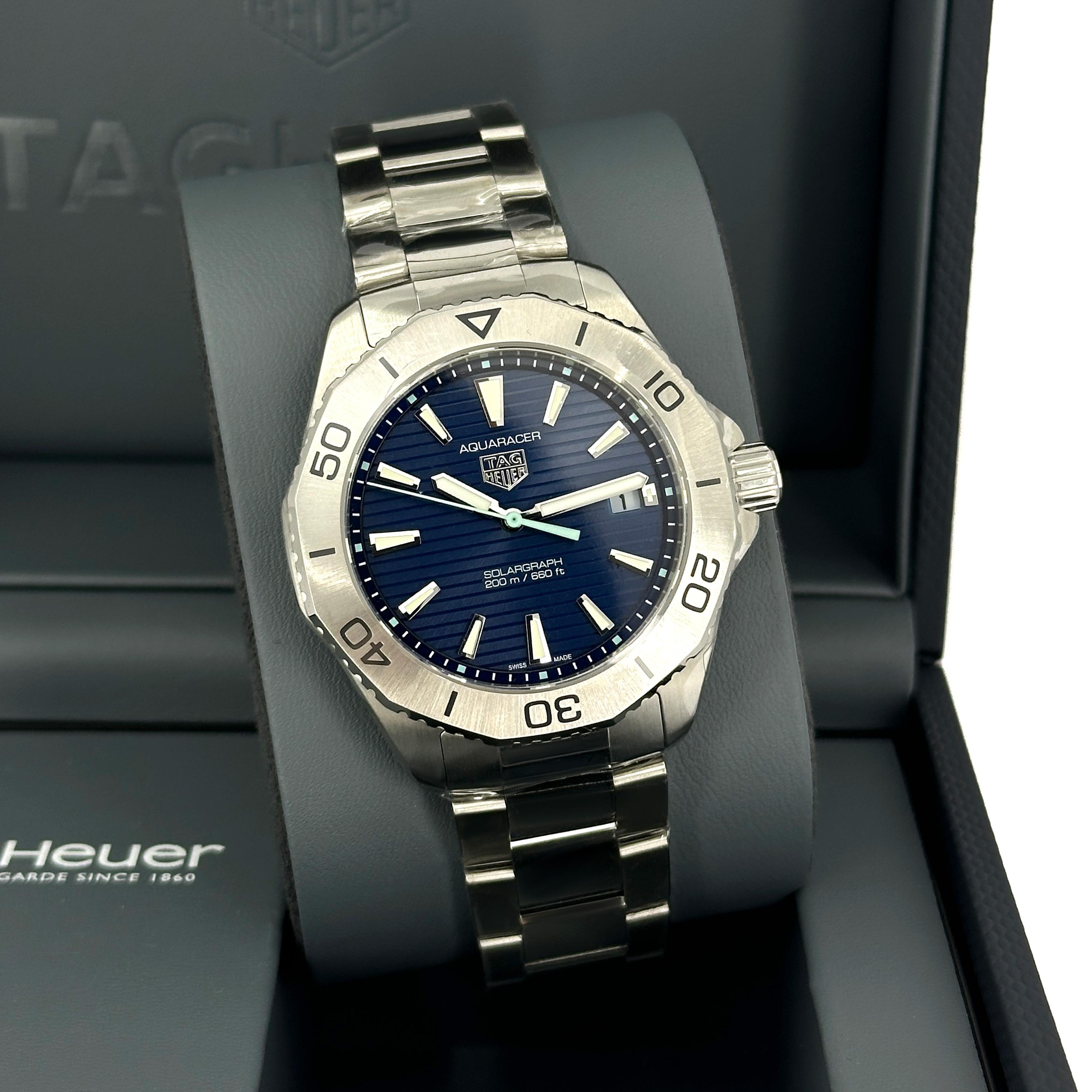 Ungetragene TAG Heuer Aquaracer Referenznummer WBP1113.BA0000, Komplettset, 2025 im Angebot 11