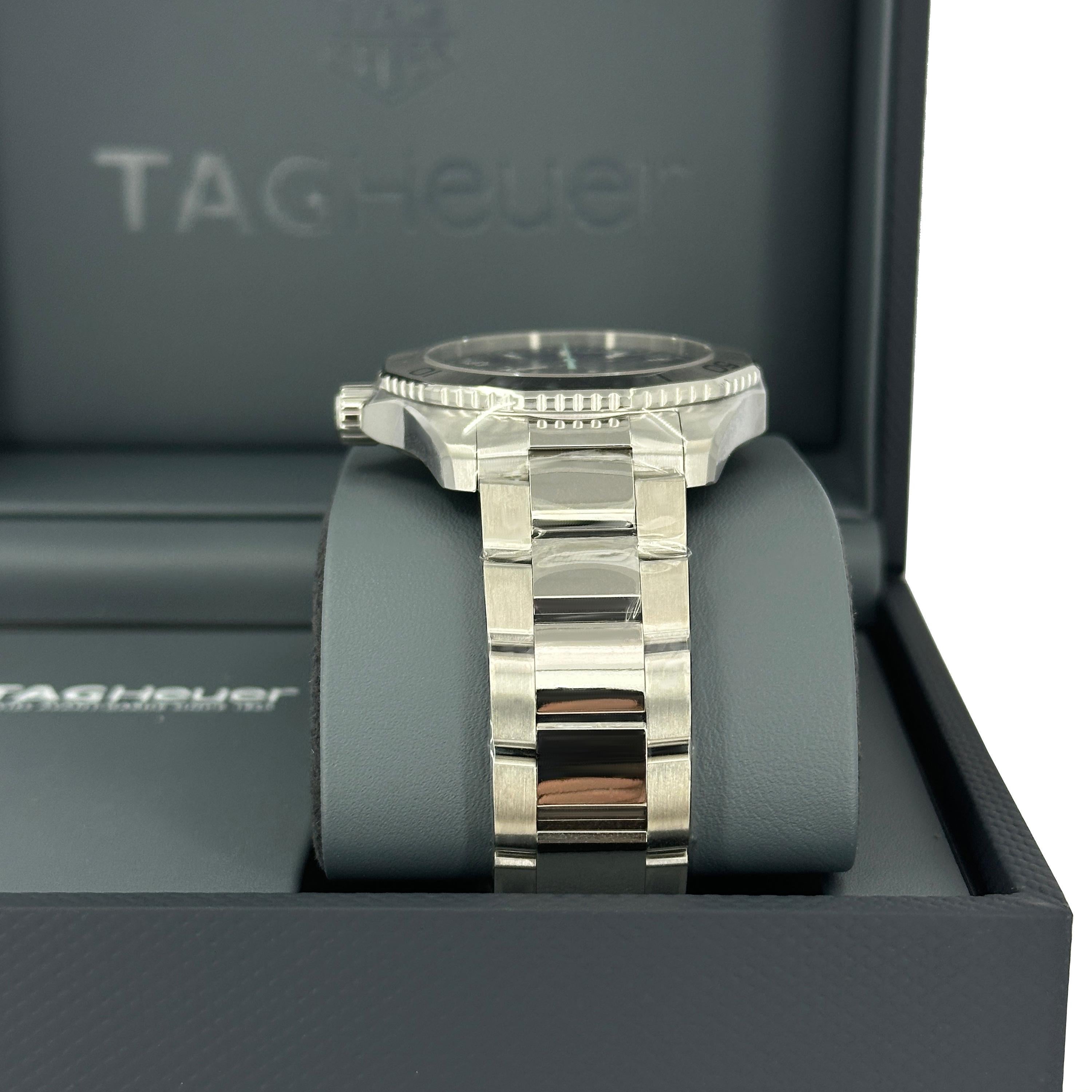 Ungetragene TAG Heuer Aquaracer Referenznummer WBP1113.BA0000, Komplettset, 2025 im Zustand „Neu“ im Angebot in New York, NY