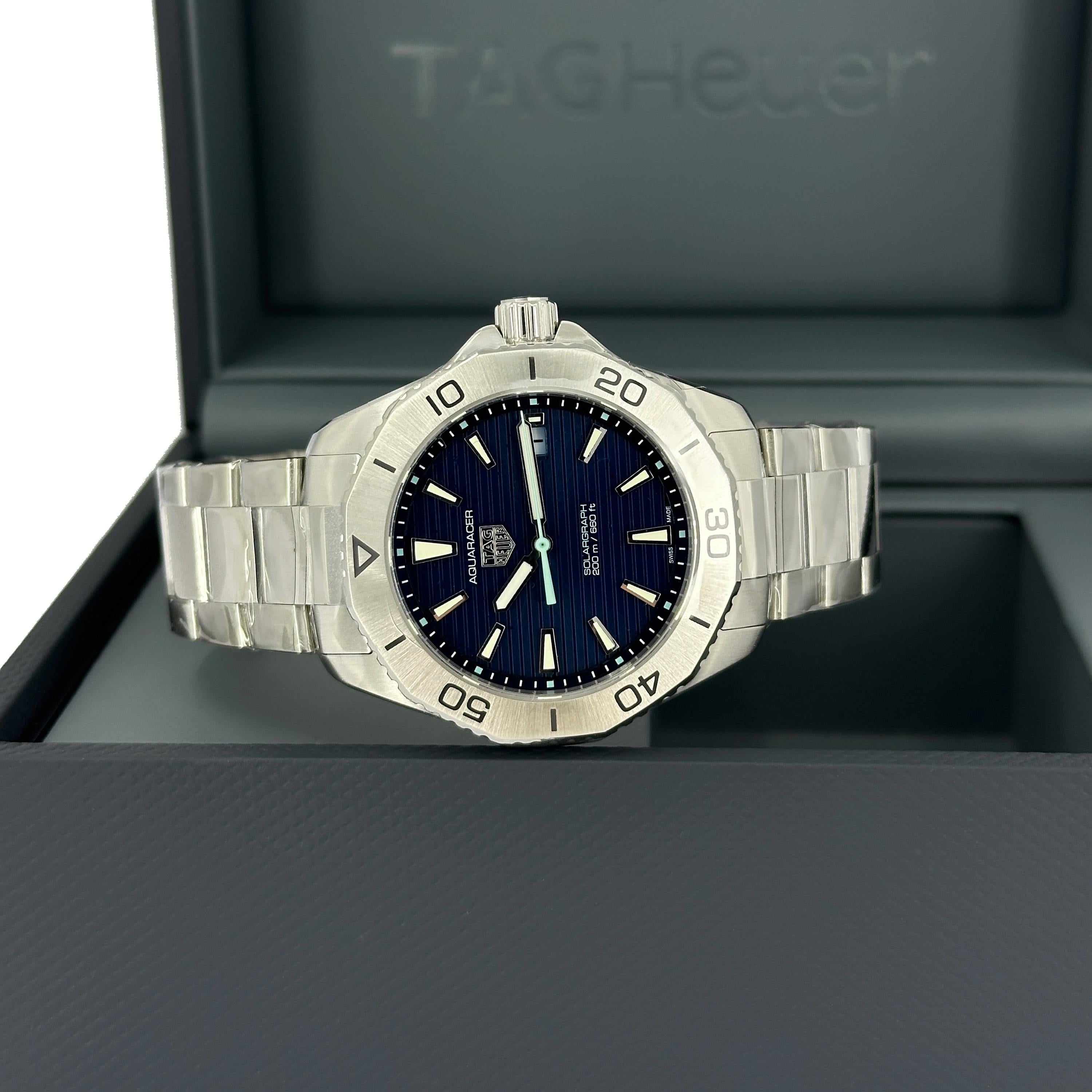 Ungetragene TAG Heuer Aquaracer Referenznummer WBP1113.BA0000, Komplettset, 2025 im Angebot 4