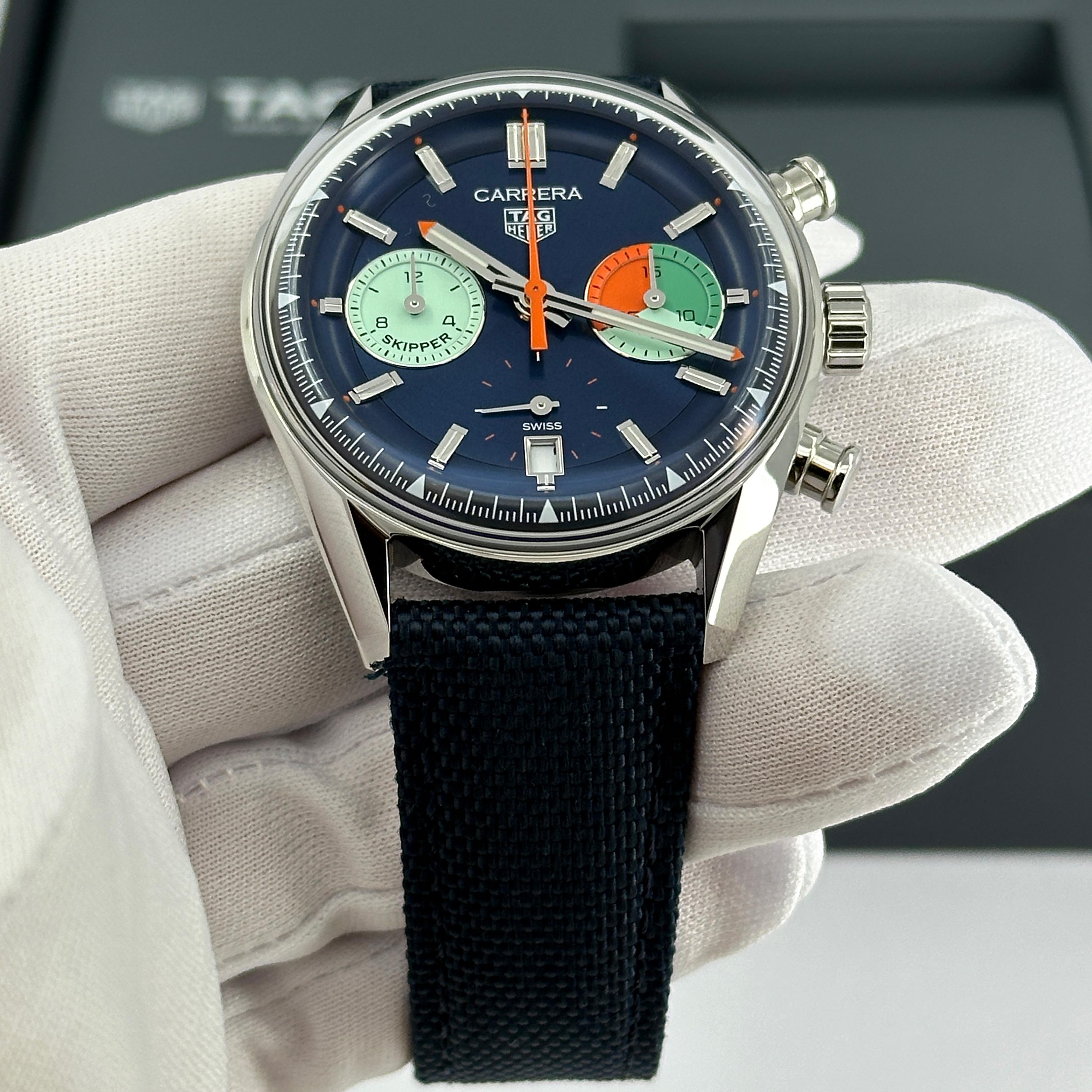 Ungetragene TAG Heuer Carrera Referenznummer CBS2213.FN6002, Komplettset, 2025 im Angebot 7
