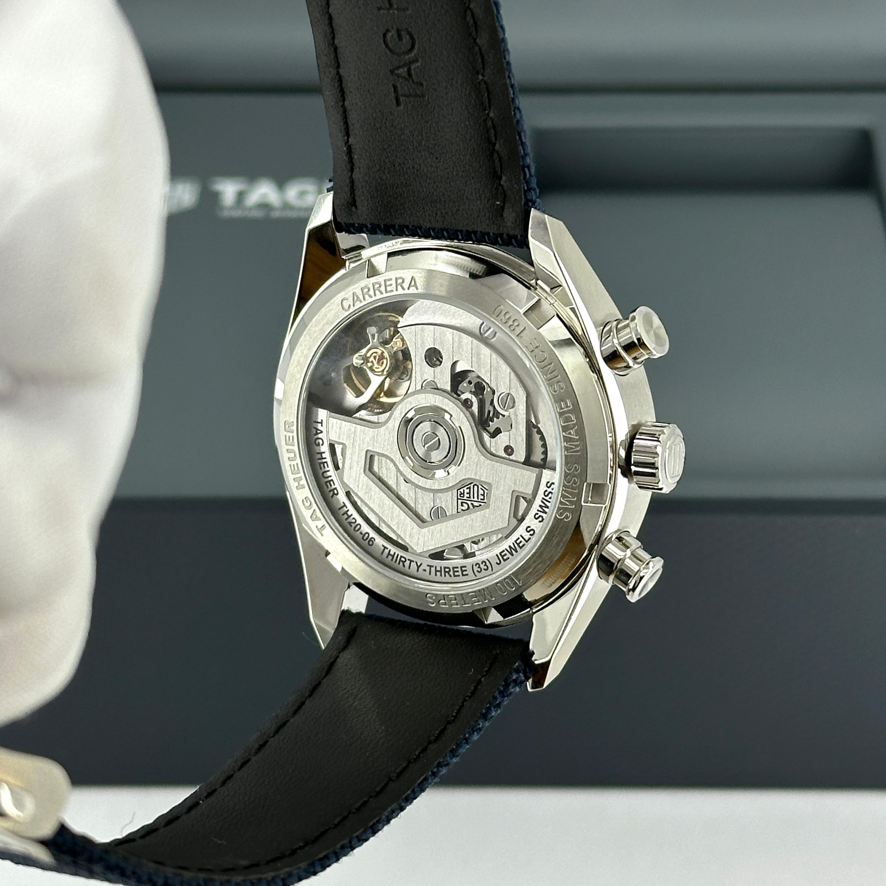 Ungetragene TAG Heuer Carrera Referenznummer CBS2213.FN6002, Komplettset, 2025 im Angebot 9