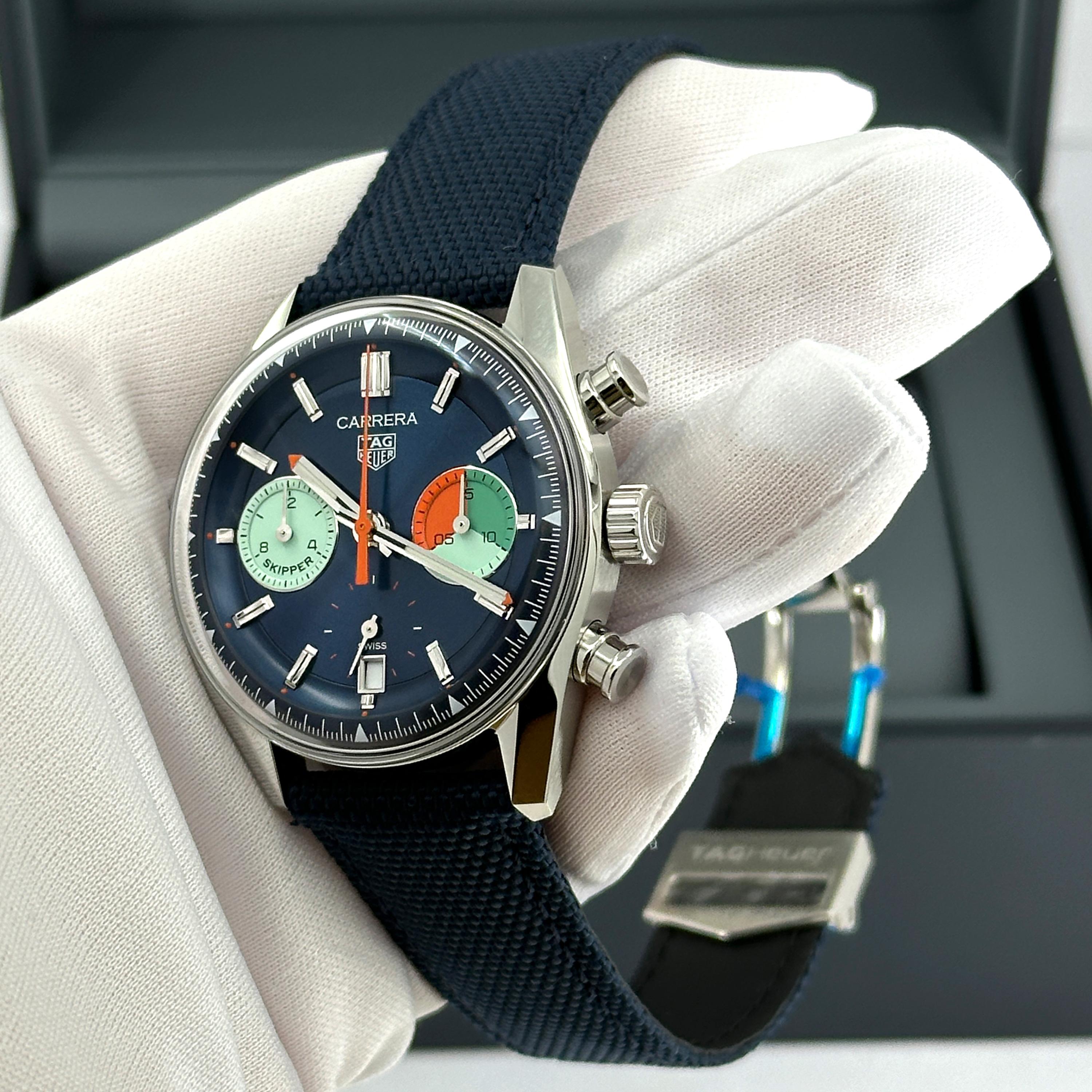 Ungetragene TAG Heuer Carrera Referenznummer CBS2213.FN6002, Komplettset, 2025 im Angebot 12
