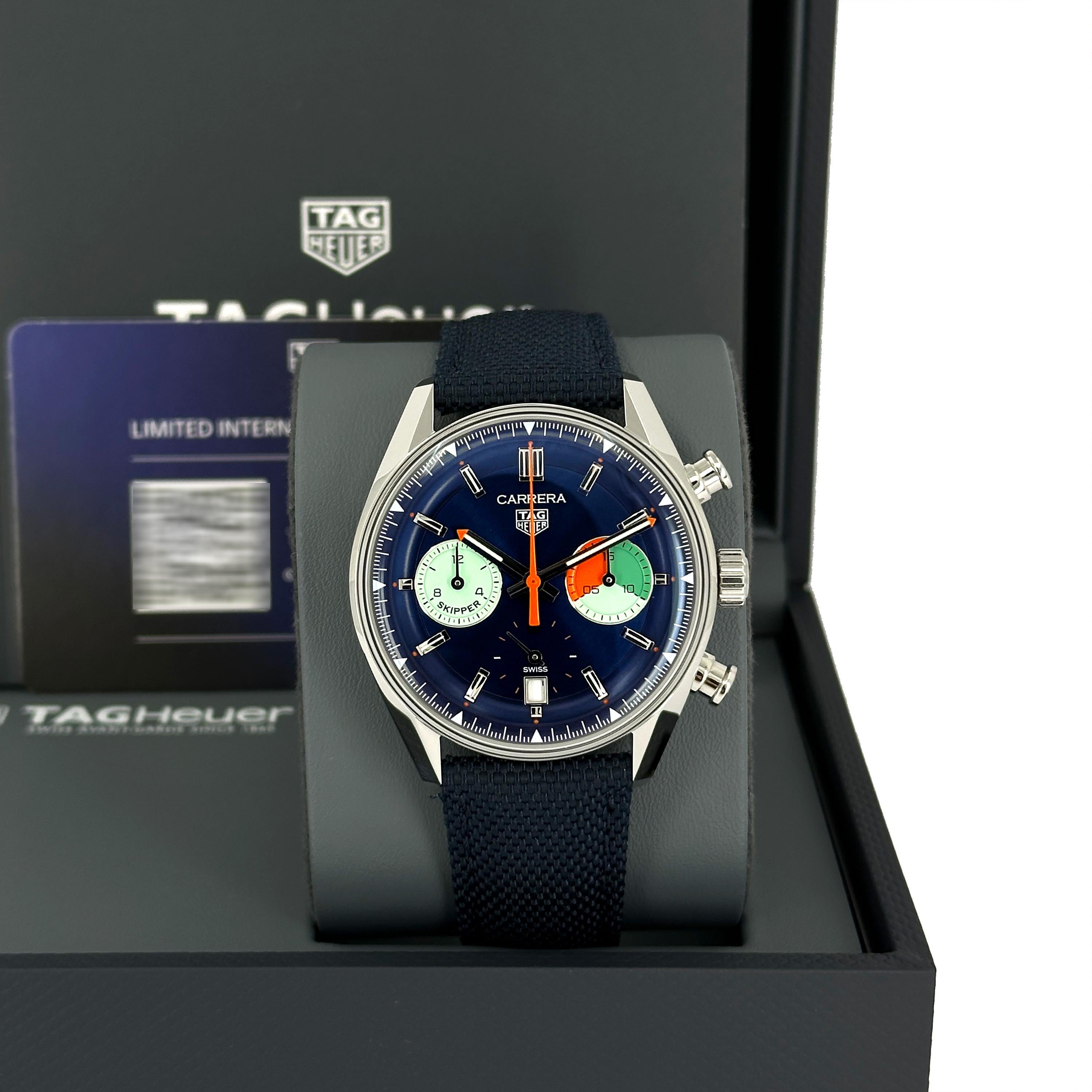 TAG Heuer Carrera Skipper CBS2213.FN6002 - 39 mm Stahl 