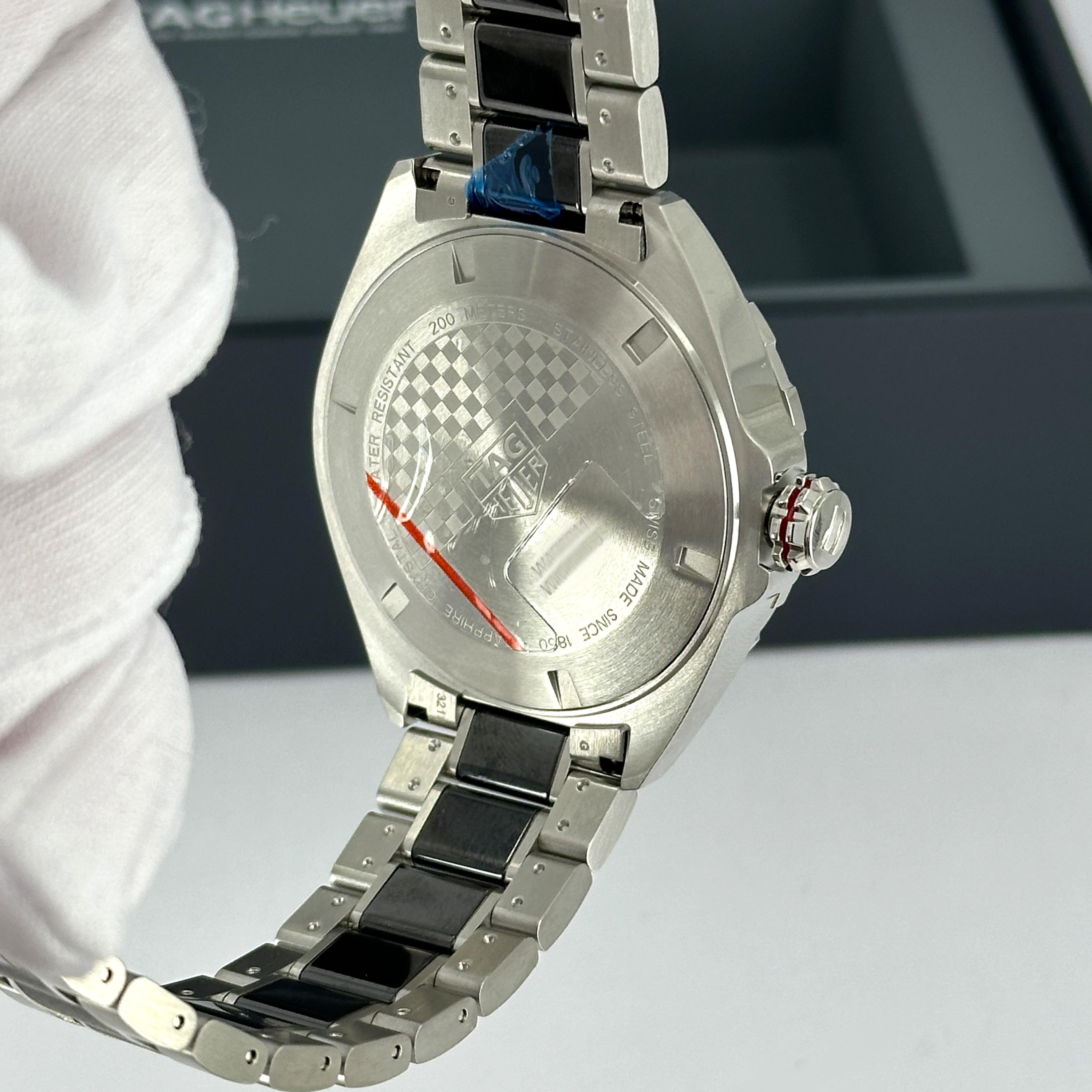 Ungetragene TAG Heuer Formula 1 Date Referenznummer WAZ2011.BA0843, Komplettset, 2025 im Angebot 10