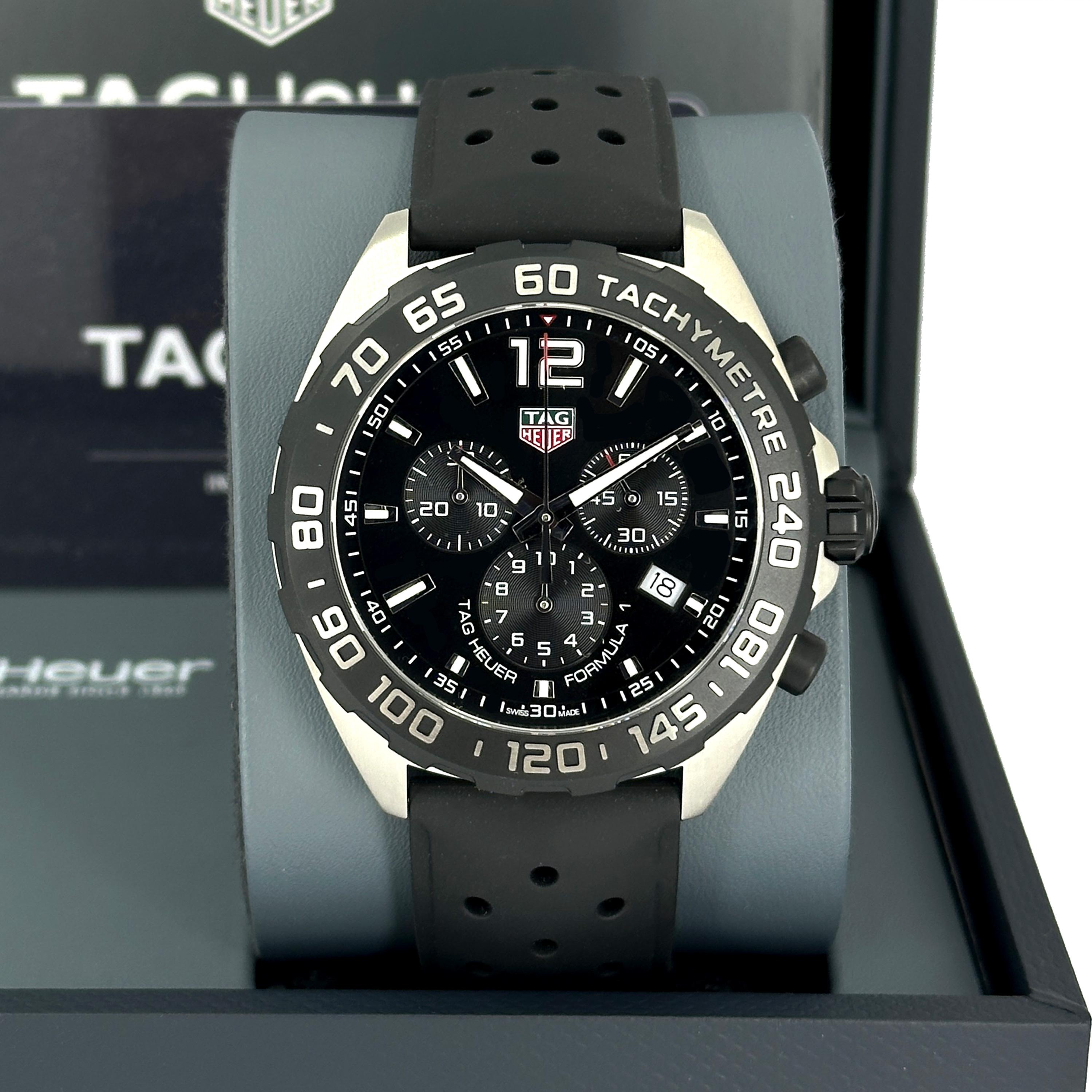 Ungetragene TAG Heuer Formula 1 Referenznummer CAZ1010.FT8024, Komplettset, 2025 im Zustand „Neu“ im Angebot in New York, NY