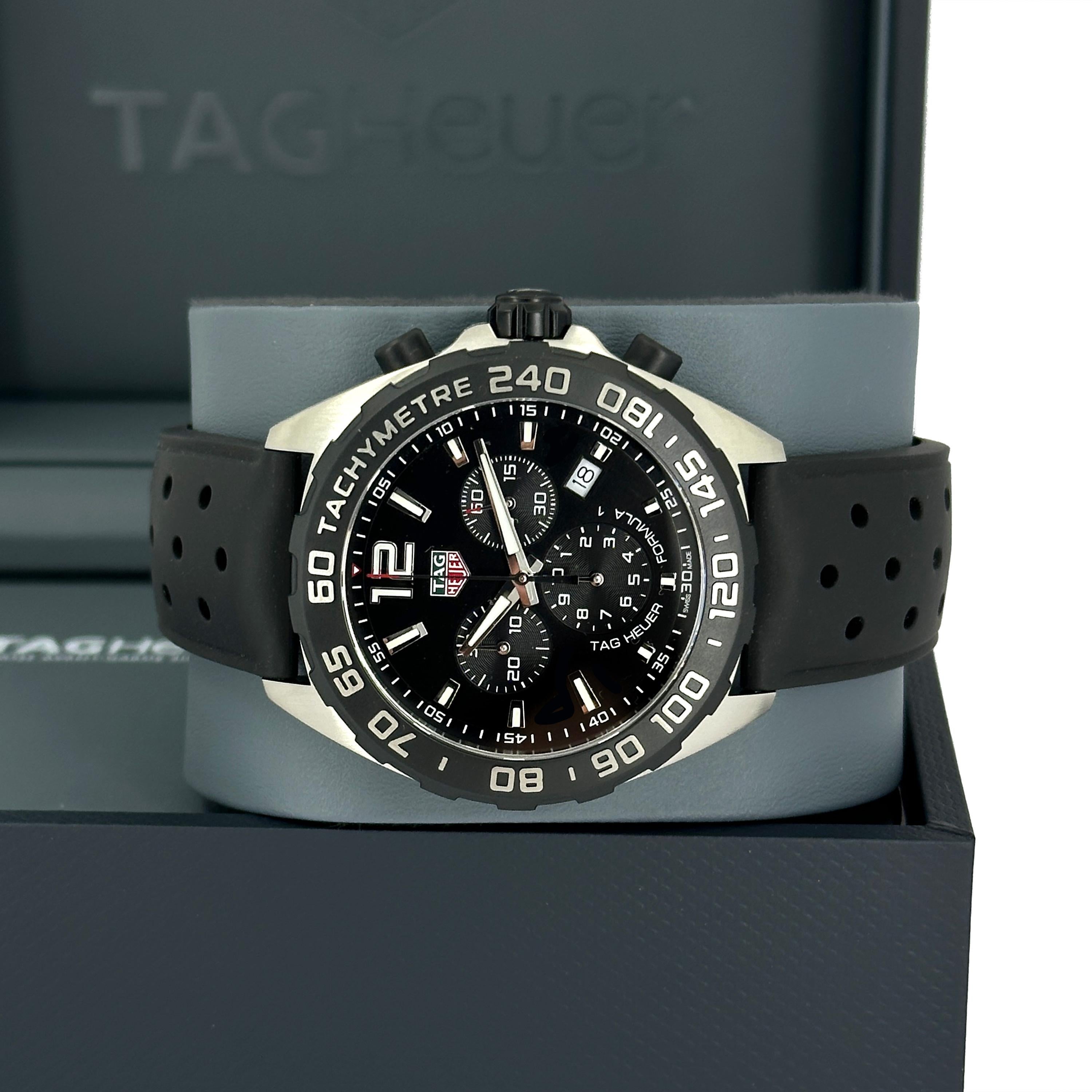 Ungetragene TAG Heuer Formula 1 Referenznummer CAZ1010.FT8024, Komplettset, 2025 im Angebot 5