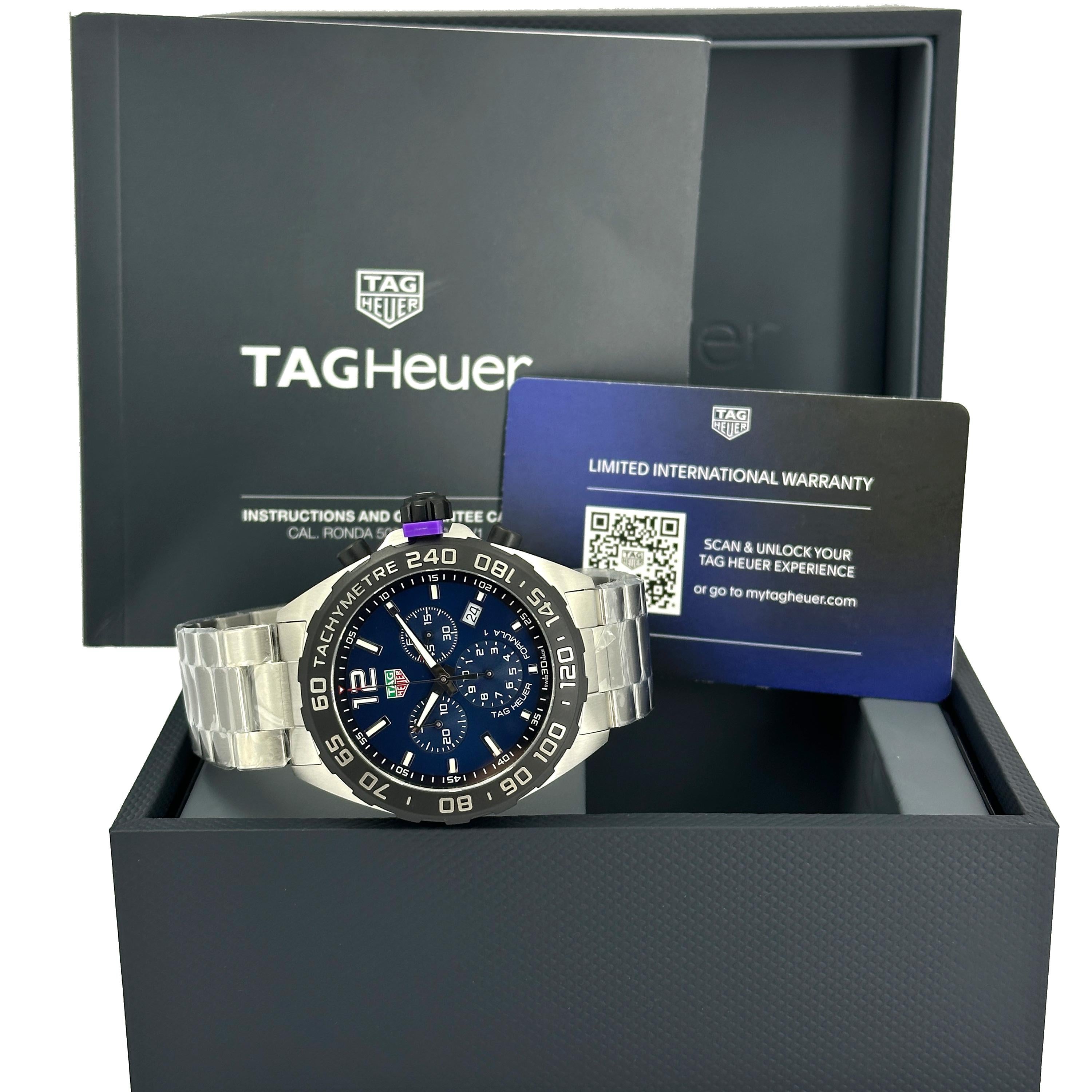 Neuf TAG Heuer Formula 1 Reference# CAZ101AV.BA0842, Set complet, 2025 en vente 11
