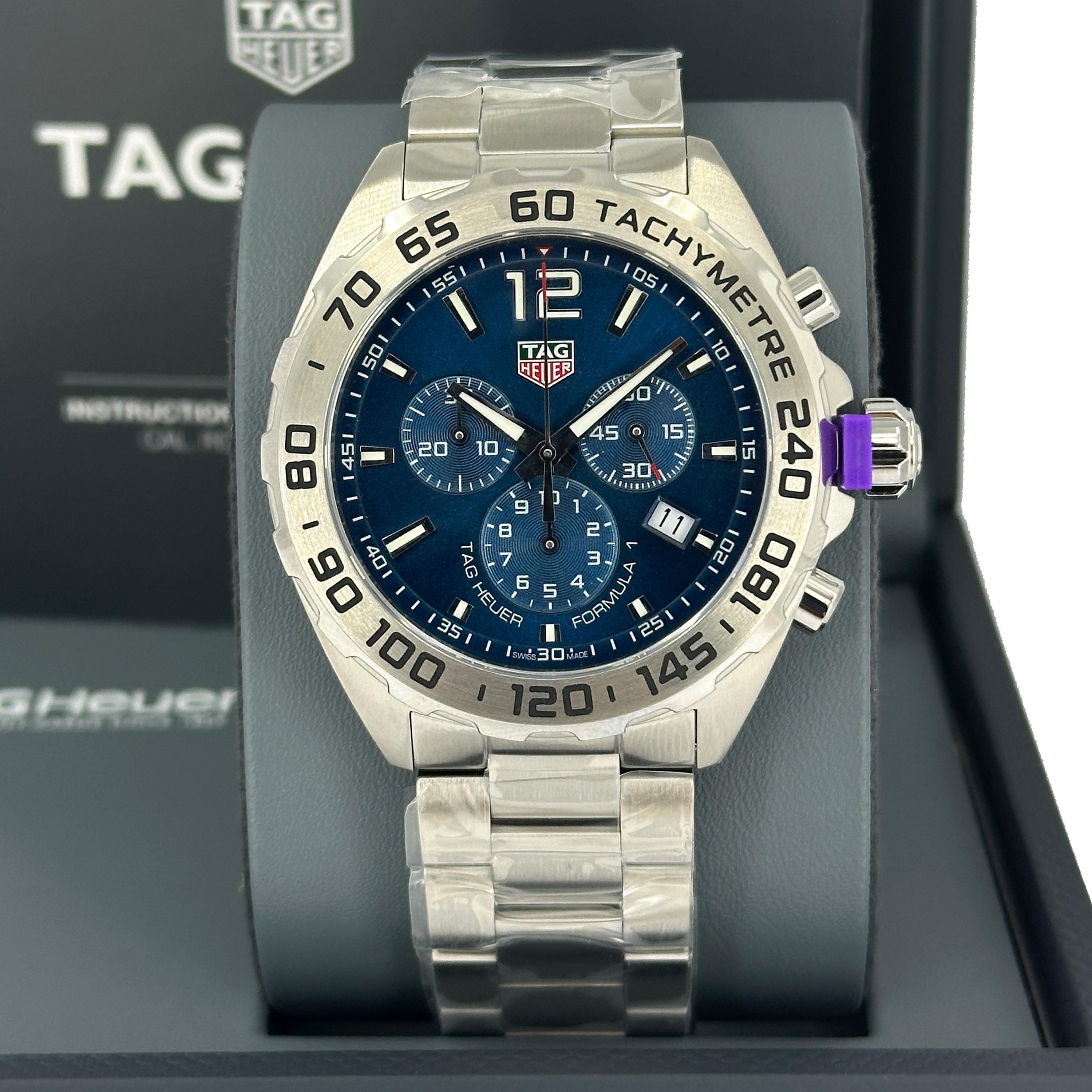 Ungetragene TAG Heuer Formula 1 Referenznummer CAZ101K.BA0842, Komplettset, 2025 im Angebot 8