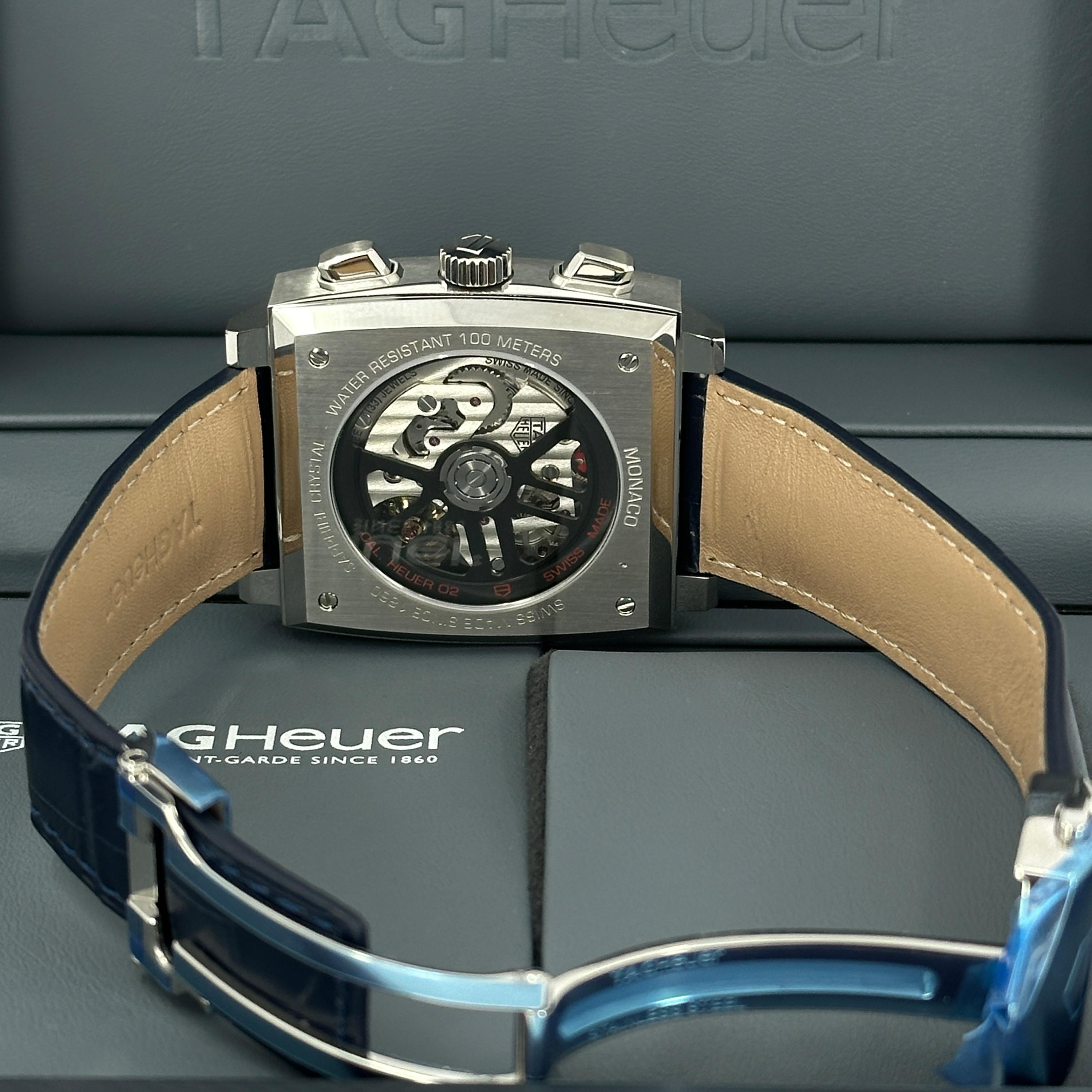 Ungetragener TAG Heuer Monaco Chronograph Referenz#CBL2111.FC6453, Komplettset, 2025 im Angebot 6