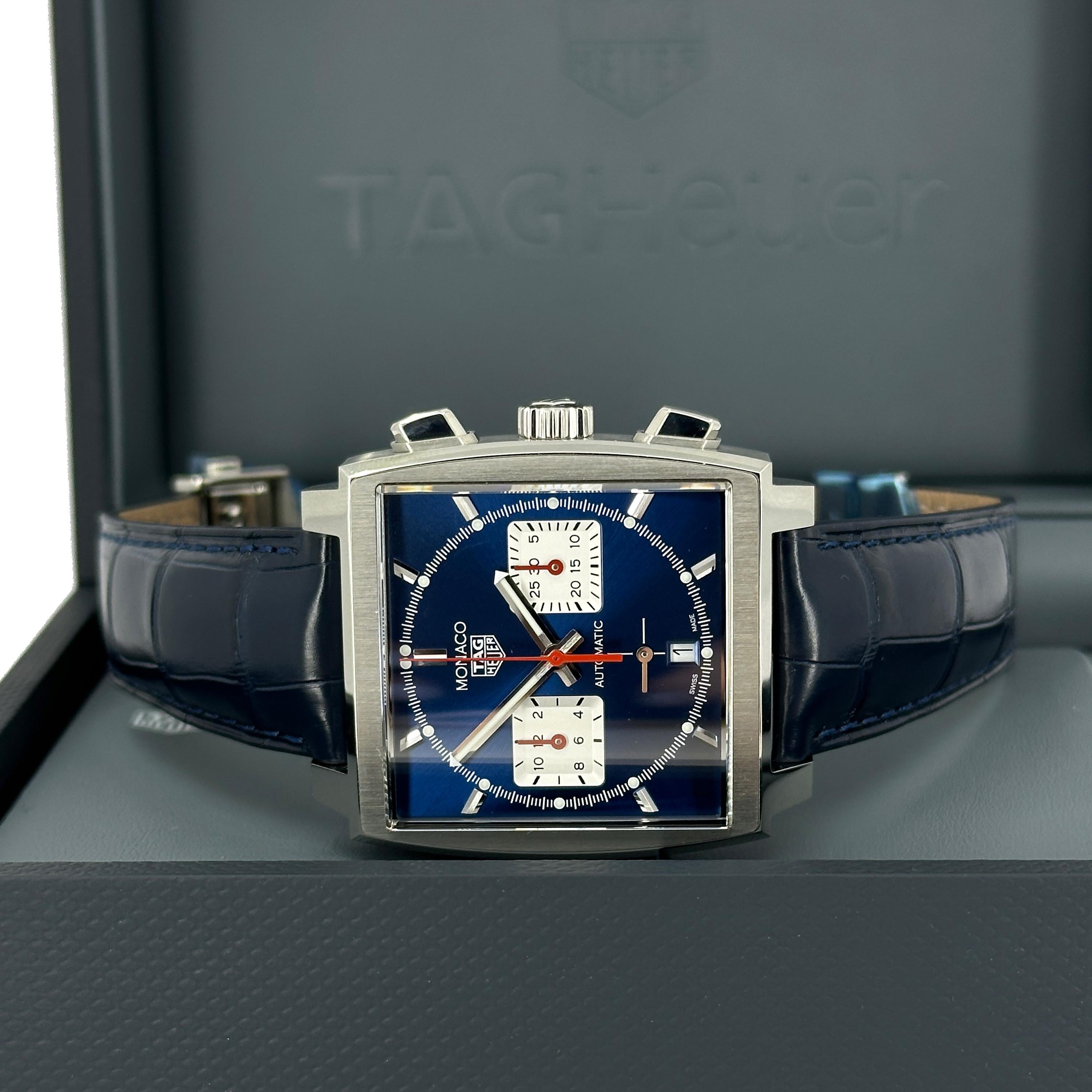 Ungetragener TAG Heuer Monaco Chronograph Referenz#CBL2111.FC6453, Komplettset, 2025 im Angebot 7