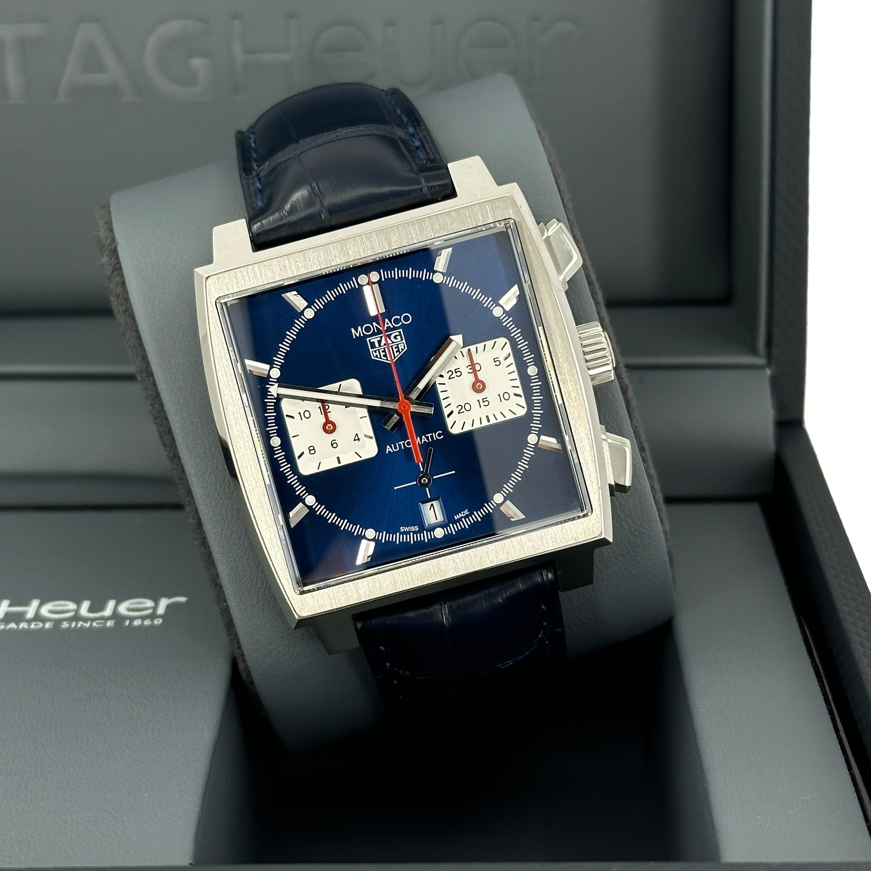 Ungetragener TAG Heuer Monaco Chronograph Referenz#CBL2111.FC6453, Komplettset, 2025 im Angebot 5