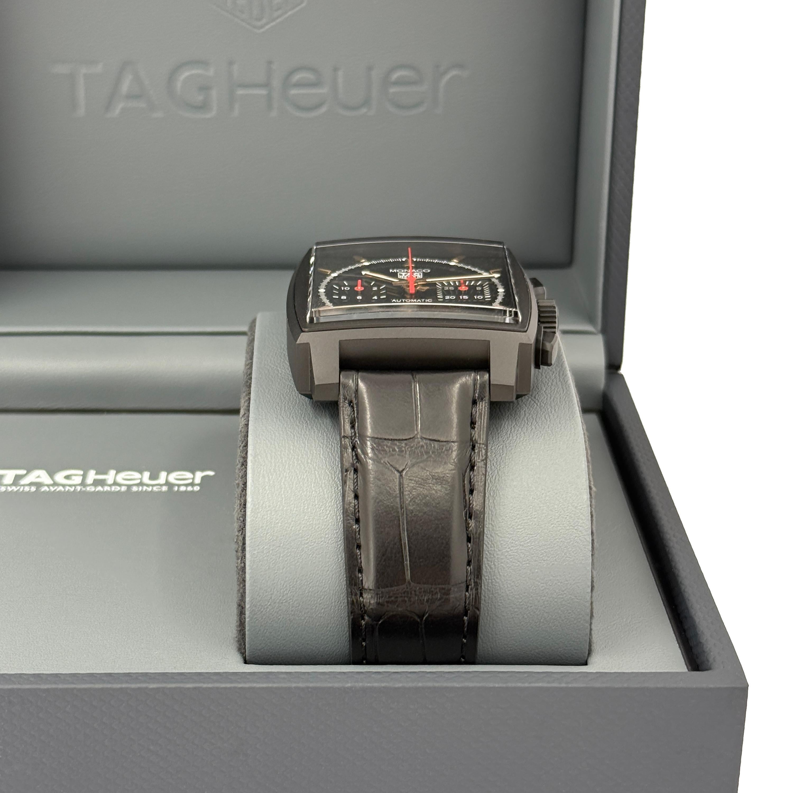 Femenino o masculino Cronógrafo TAG Heuer Monaco sin usar Referencia#CBL2180.FC6497, Juego completo, 2025 en venta