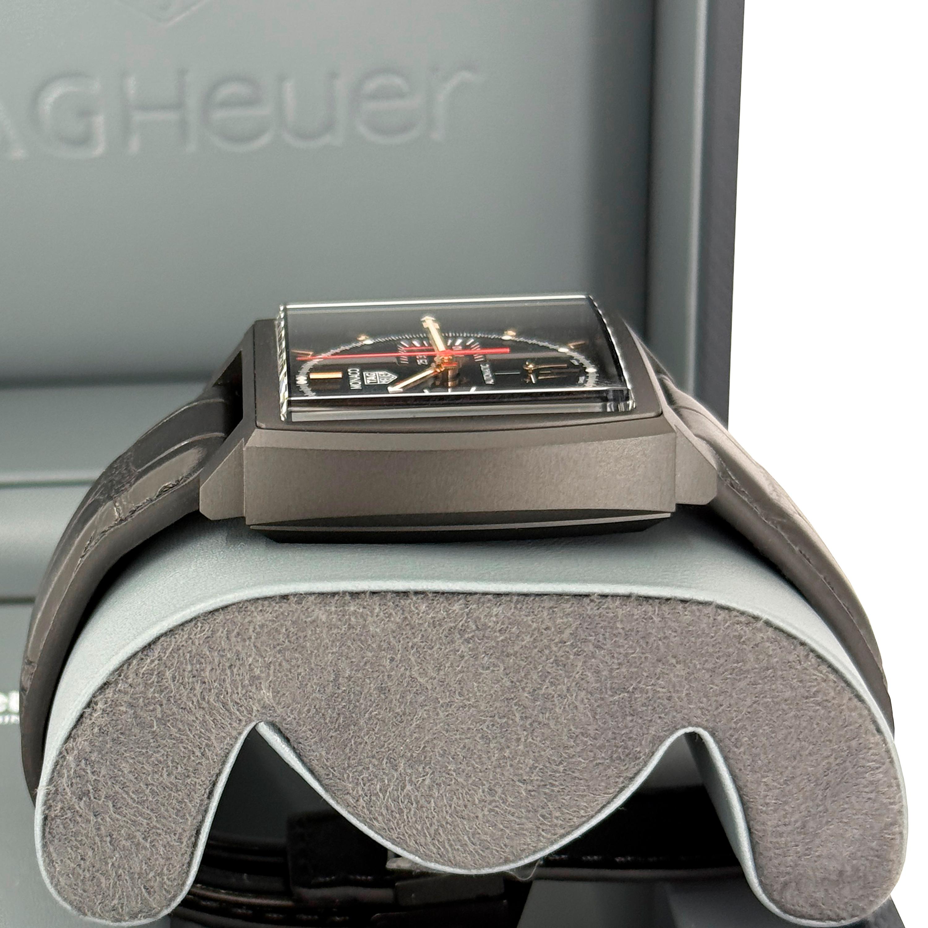 Cronógrafo TAG Heuer Monaco sin usar Referencia#CBL2180.FC6497, Juego completo, 2025 en venta 3