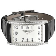 Tiffany & Co. non indossata. East West 60558078 Orologio da donna in acciaio inossidabile