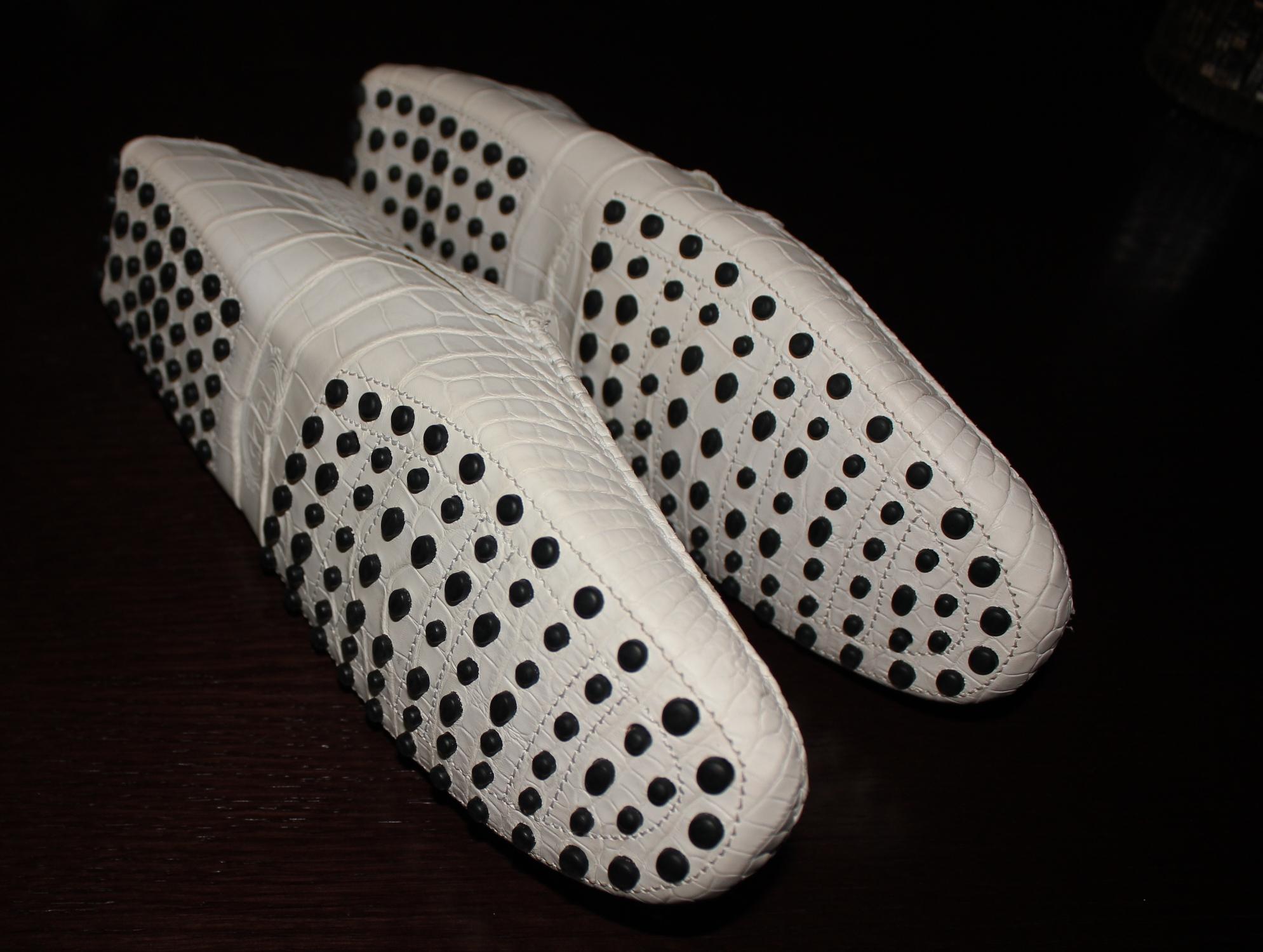 Tod's Mocasines Gommino Mocasines Mate Piel de Cocodrilo Alligator 10 en venta 5