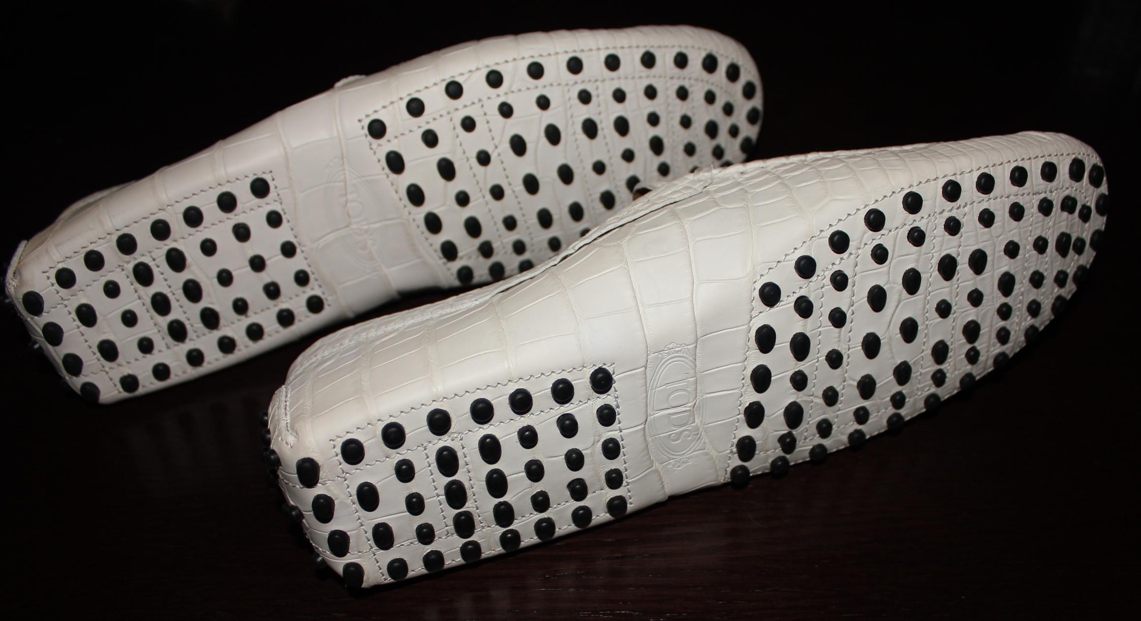 Tod's Mocasines Gommino Mocasines Mate Piel de Cocodrilo Alligator 10 en venta 8