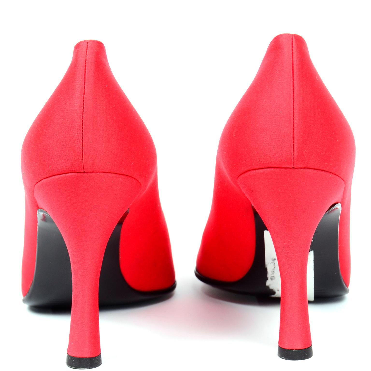 red versace heels