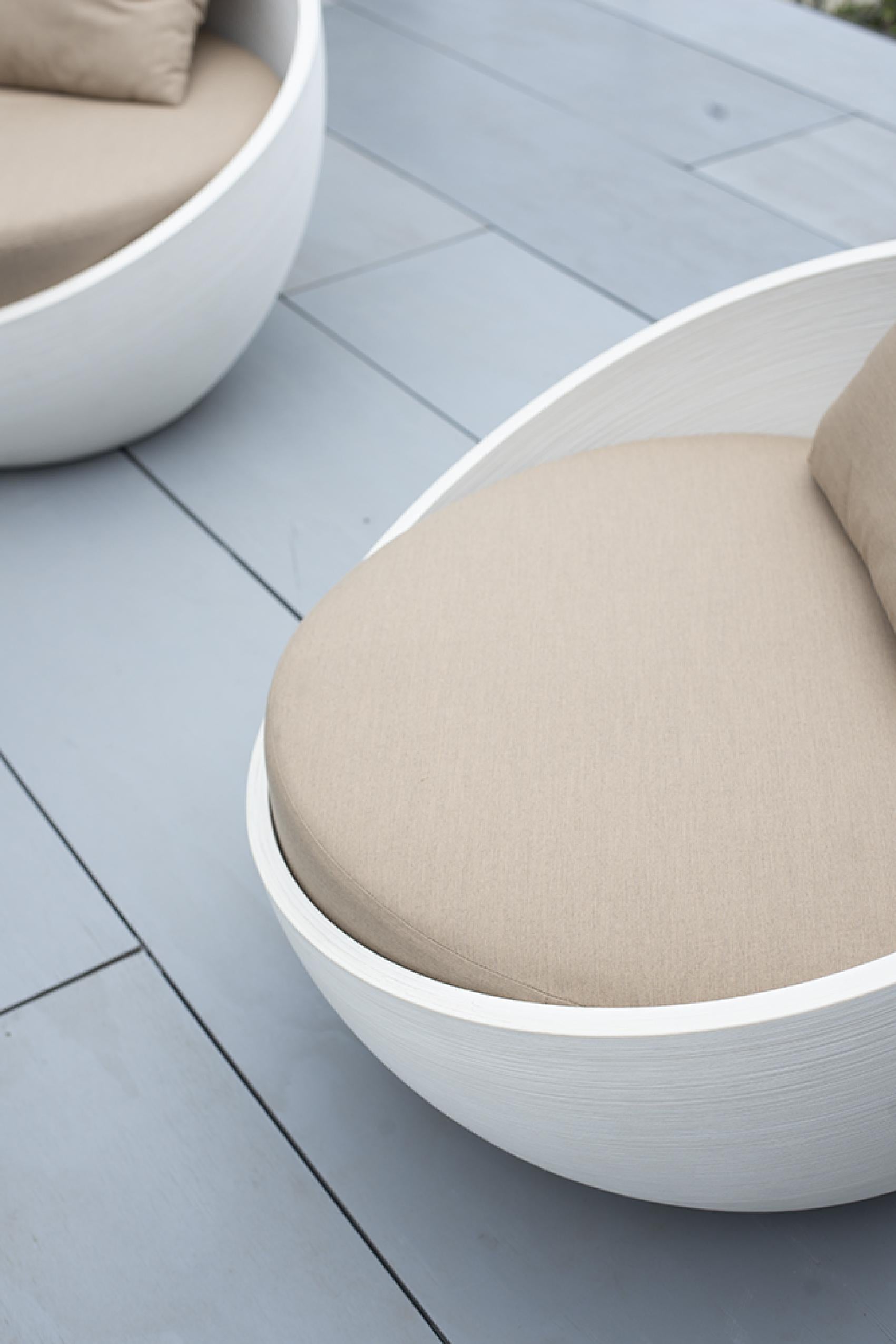 Guatemalan Uova by Piegatto, a Sculptural Outdoor Sofa For Sale