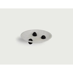 Uovo Bowl Sculptural Centerpiece in Carved White Onyx by Panorammma