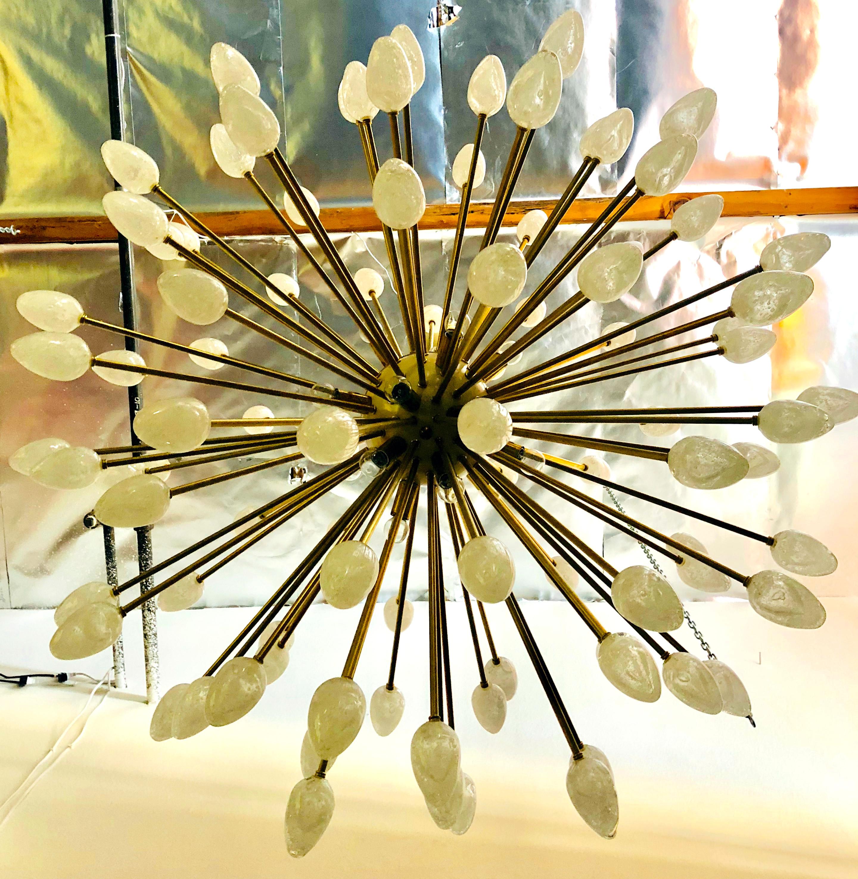 Italian Uovo Sputnik Chandelier by Fabio Ltd