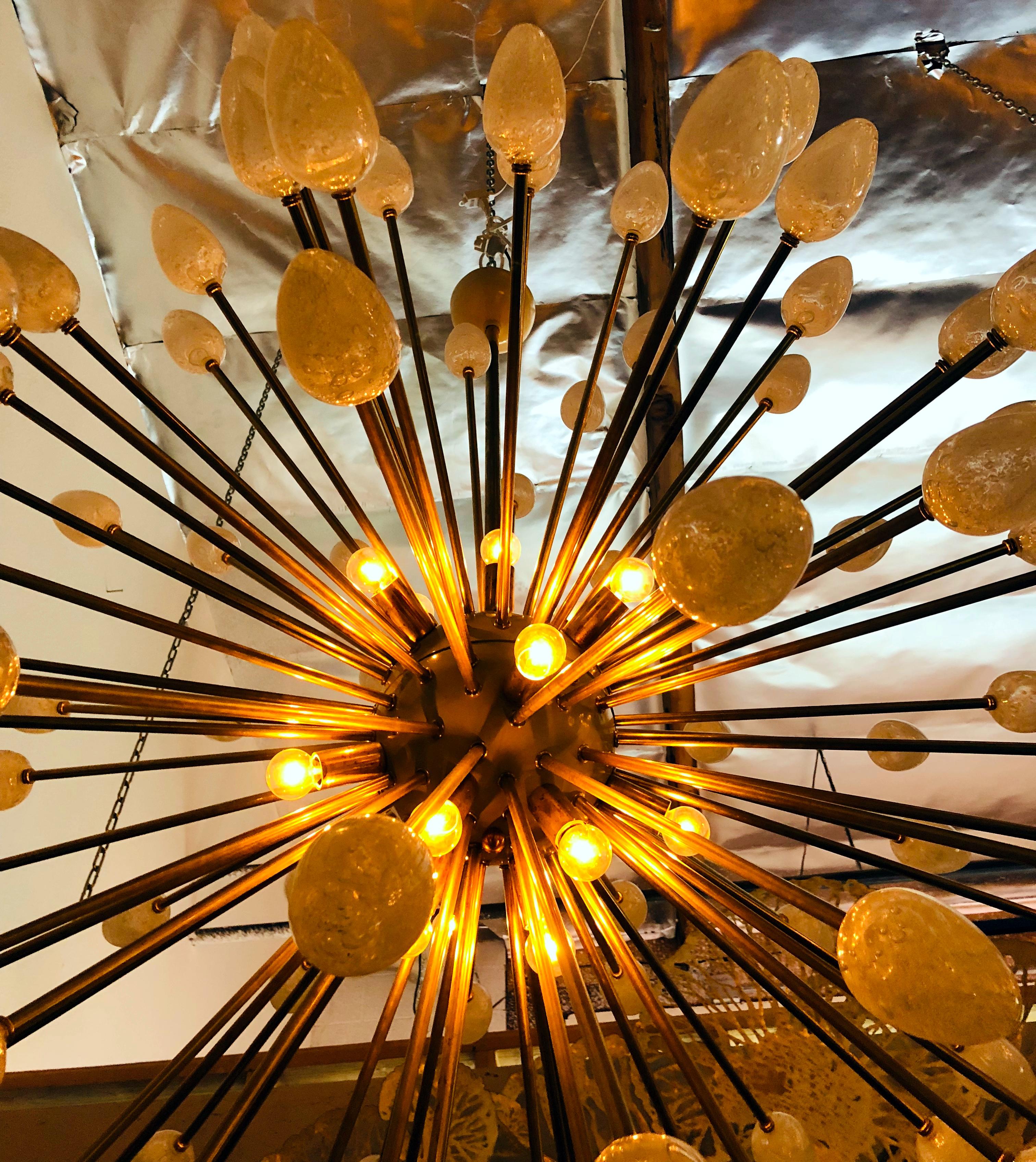 Contemporary Uovo Sputnik Chandelier by Fabio Ltd