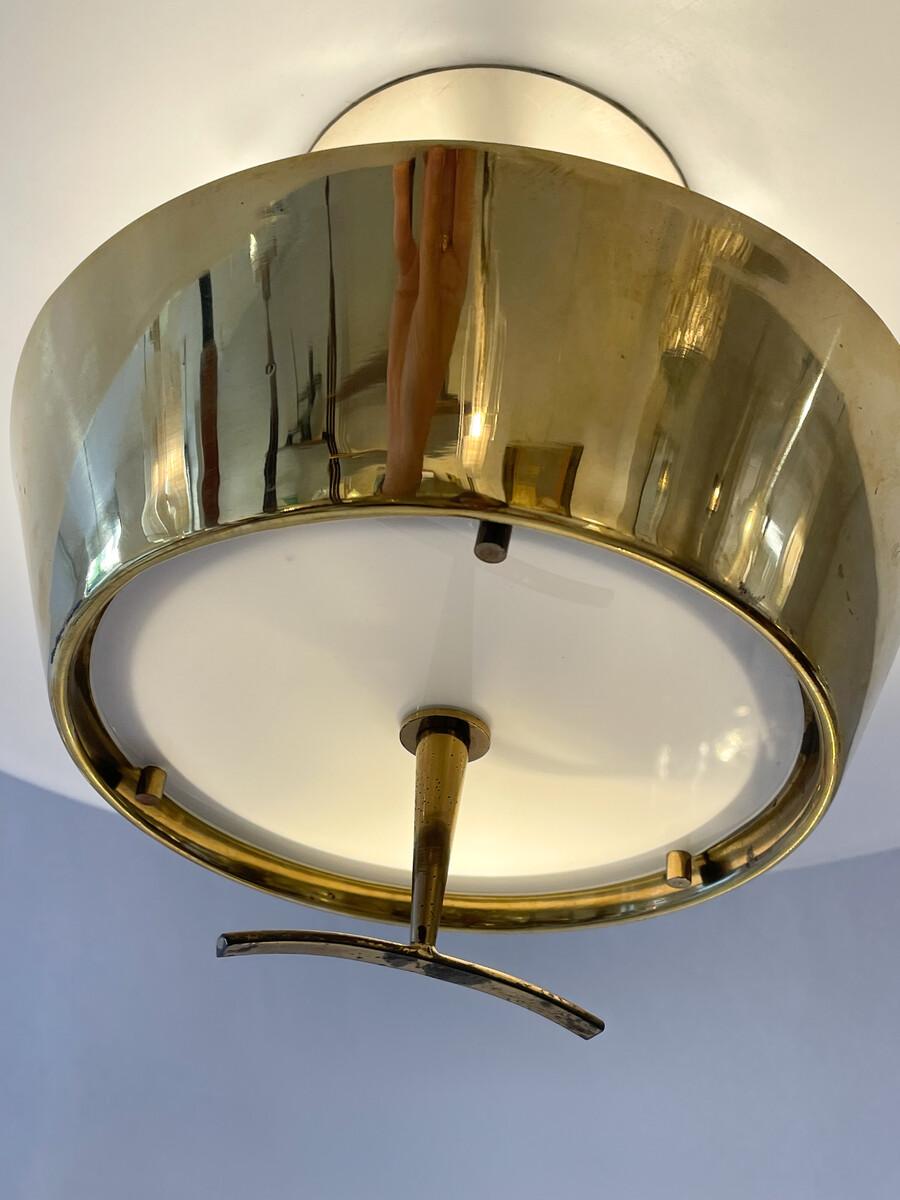Italian Up-and-Down Ceiling Light by Stilnovo, 1950s For Sale