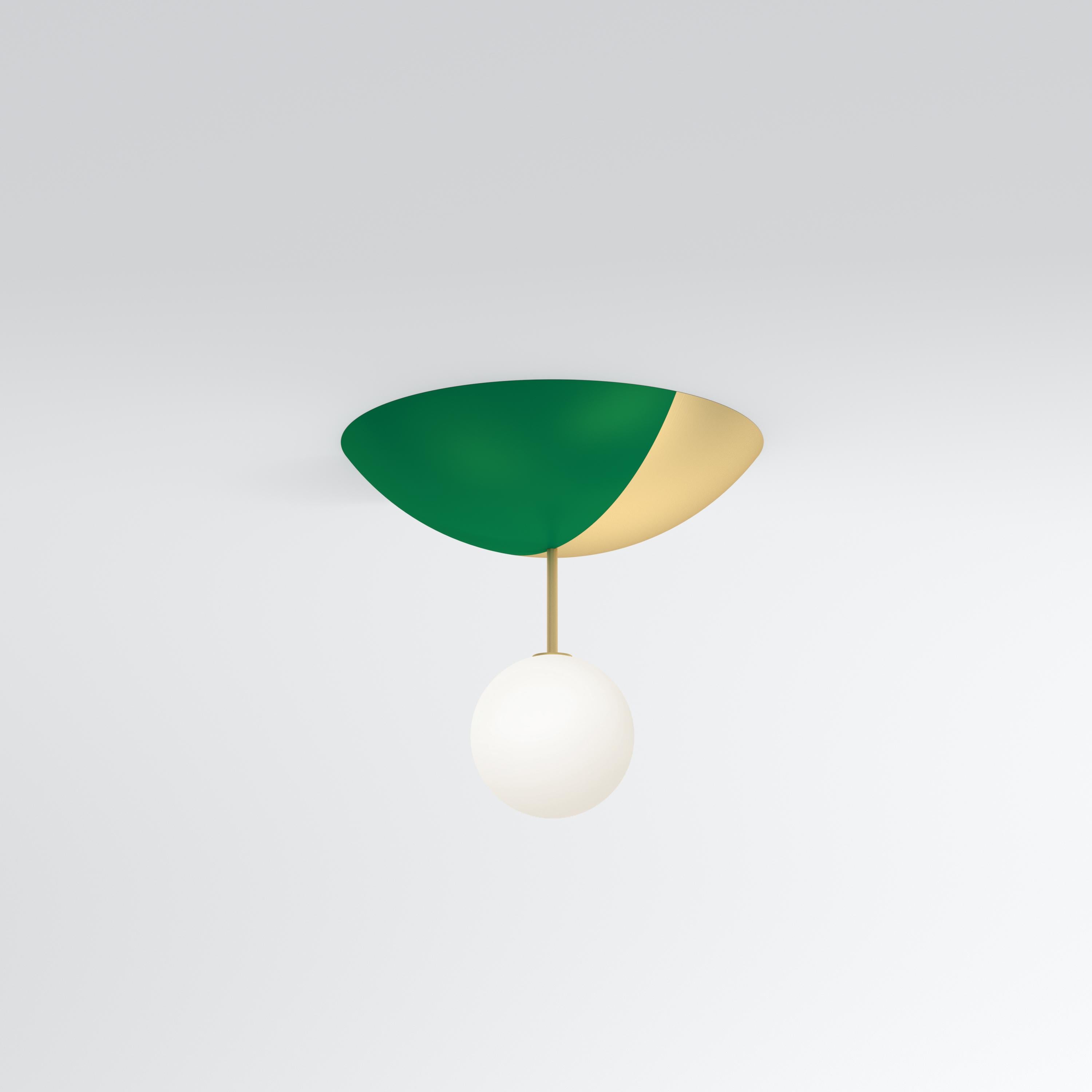 German Up and Down With Tube Brass Ceiling Light by Atelier Areti For Sale