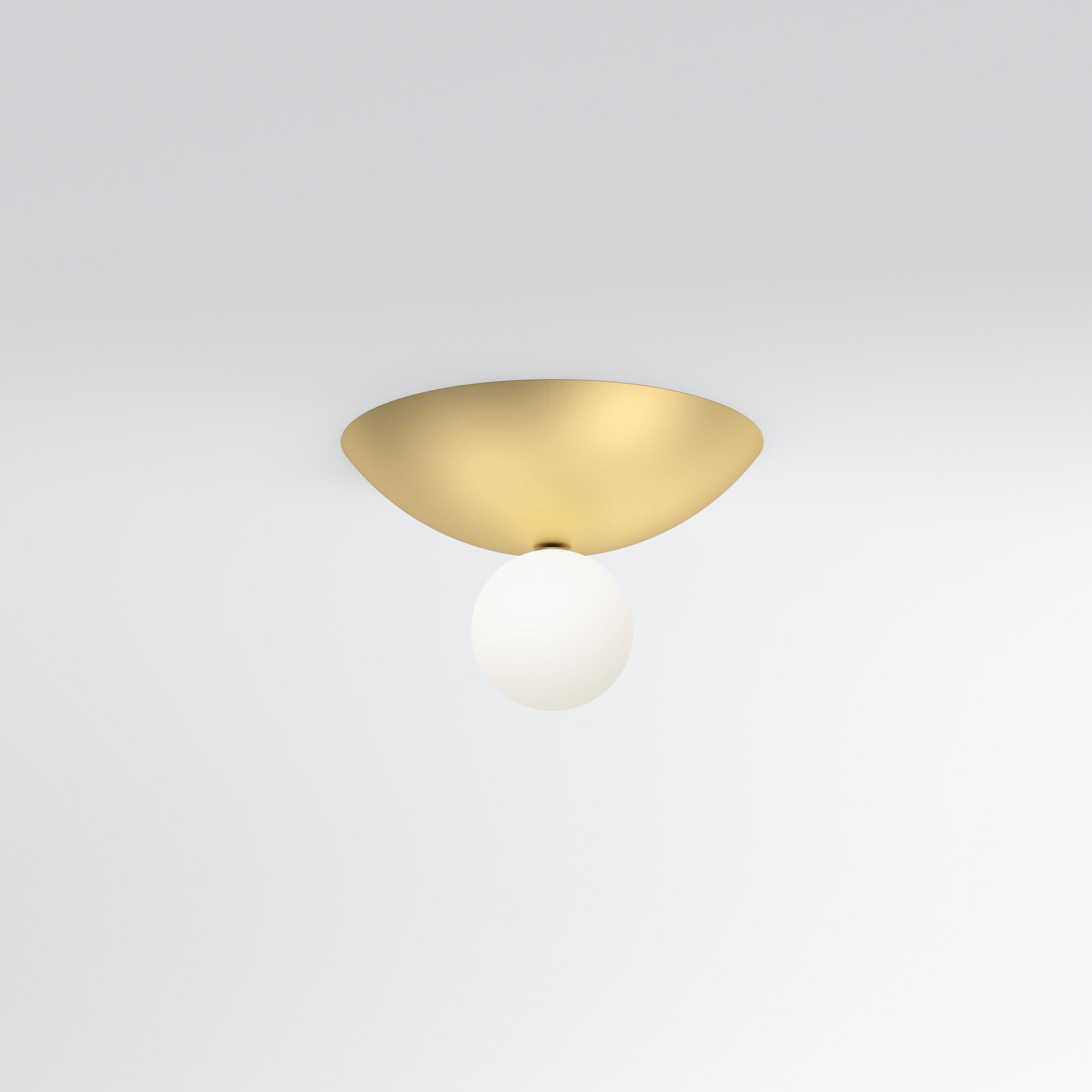 Up and Down With Tube Brass Ceiling Light by Atelier Areti For Sale 1