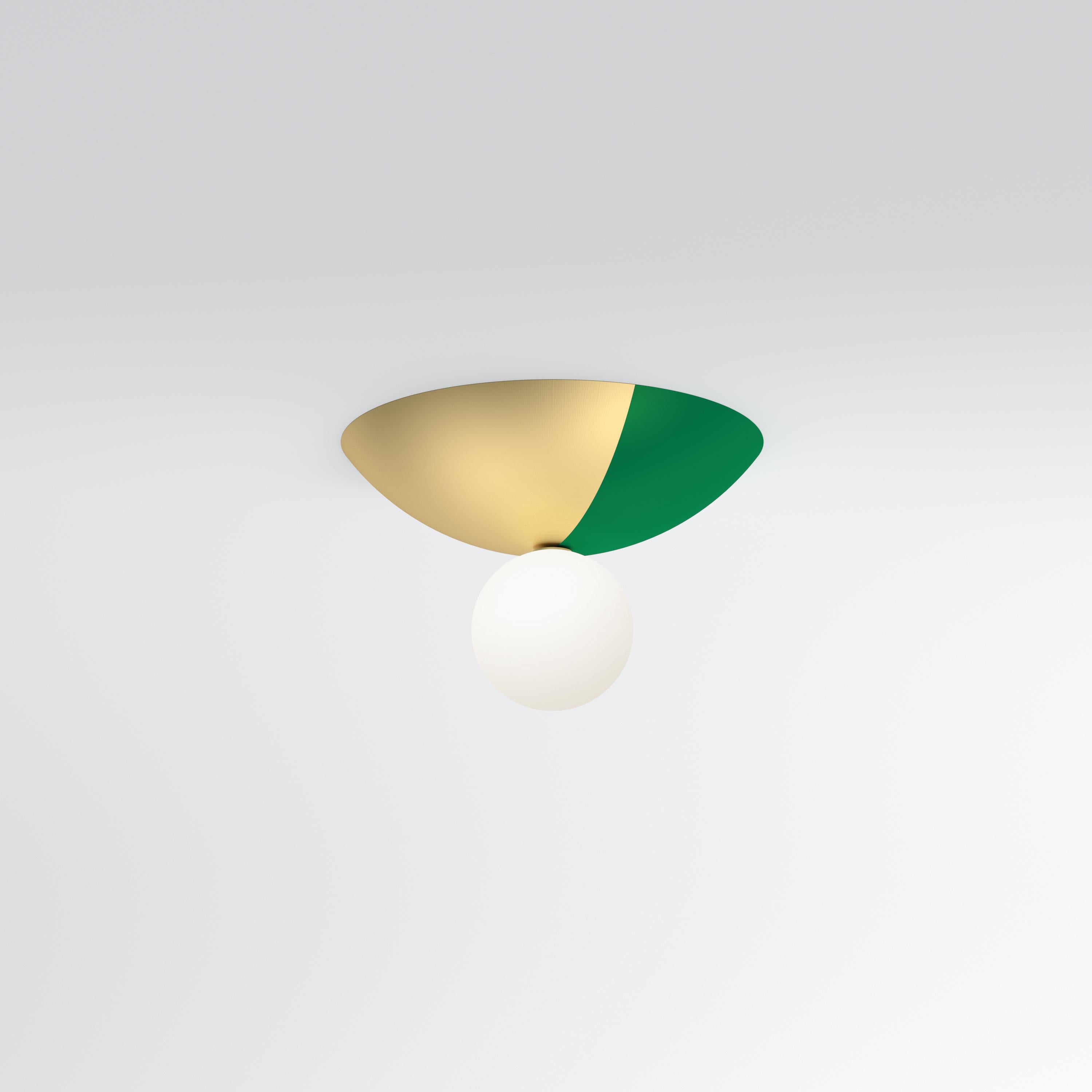 Up and Down With Tube Brass Ceiling Light by Atelier Areti For Sale 2
