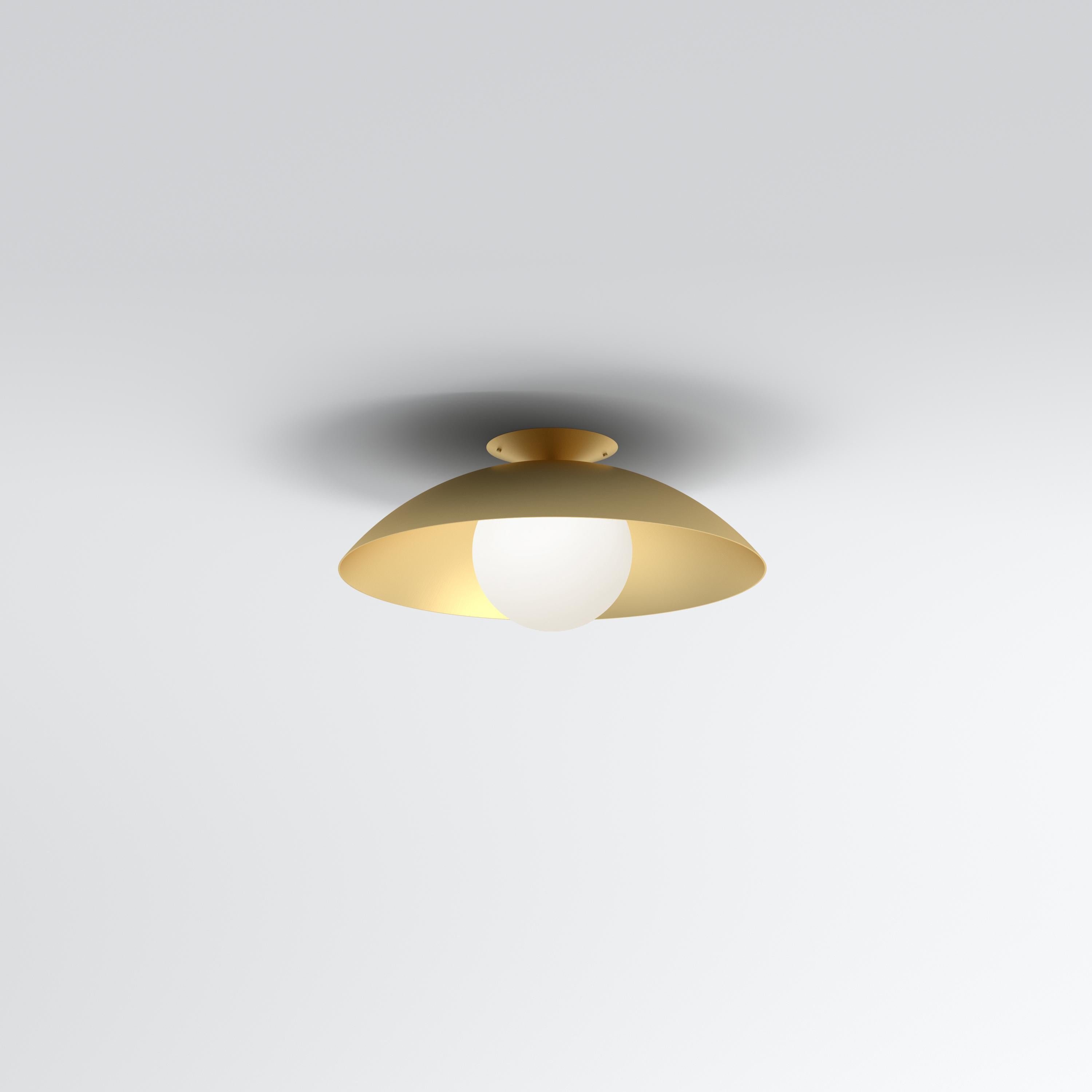 Up and Down With Tube Brass Ceiling Light by Atelier Areti For Sale 3