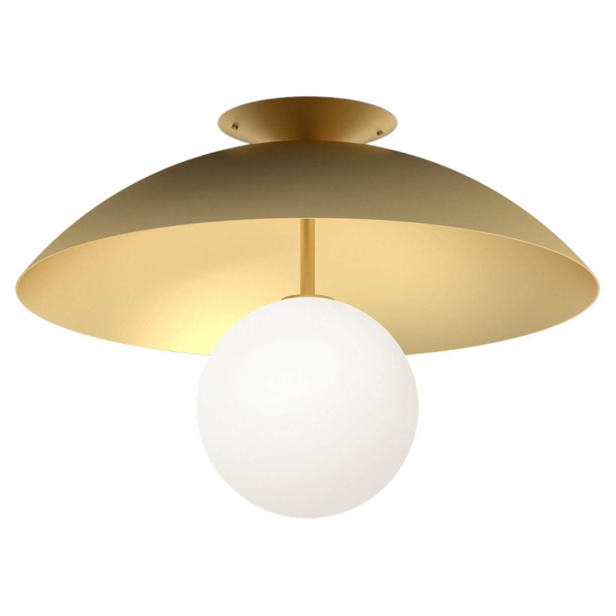 Up and Down With Tube Brass Ceiling Light II by Atelier Areti