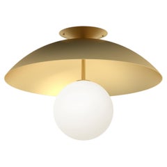 Up and Down With Tube Brass Ceiling Light II by Atelier Areti