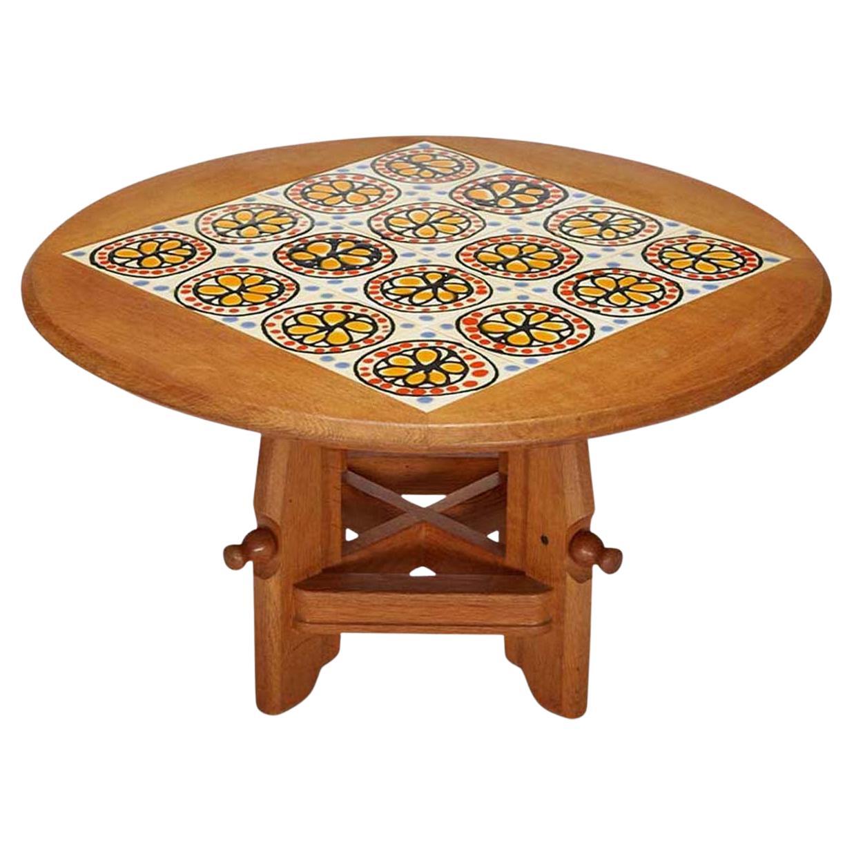 Tavolino in Oak "Up & Up" di Guillerme & Chambron