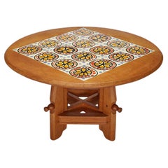 "Up / Down" Oak Coffee Table By Guillerme & Chambron