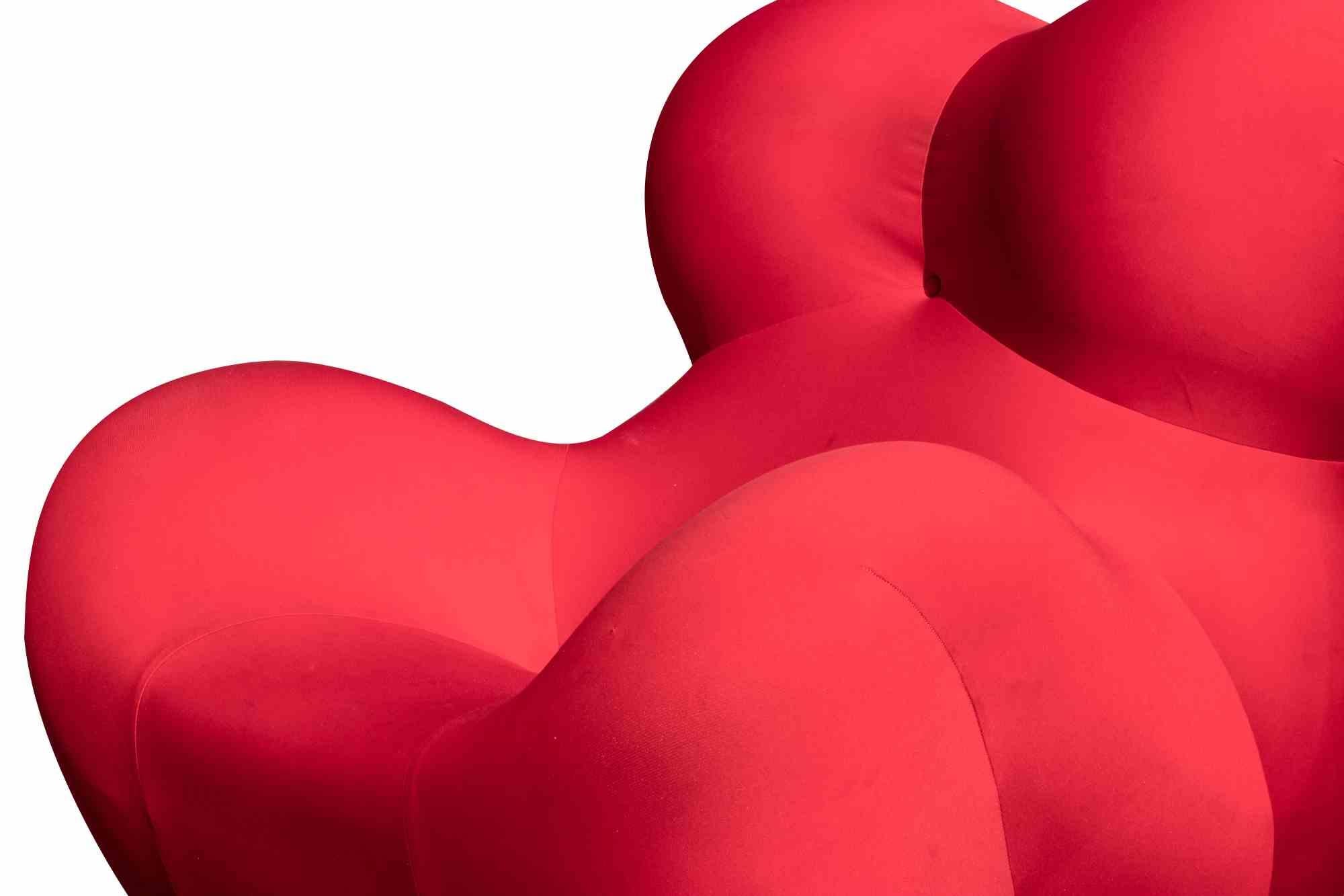 Fauteuil Gaetano Pesce pour b&b - ITitalia série UP DU5 et DU6.

Dimensions : 103 x 120 x 130 cm : 103 x 120 x 130 cm. Il comprend un ottoman de 60 cm de diamètre.

Une icône du design international d'après-guerre, et l'un des fauteuils les plus