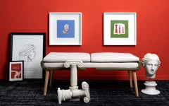 Up Grüne Kunstlederbank