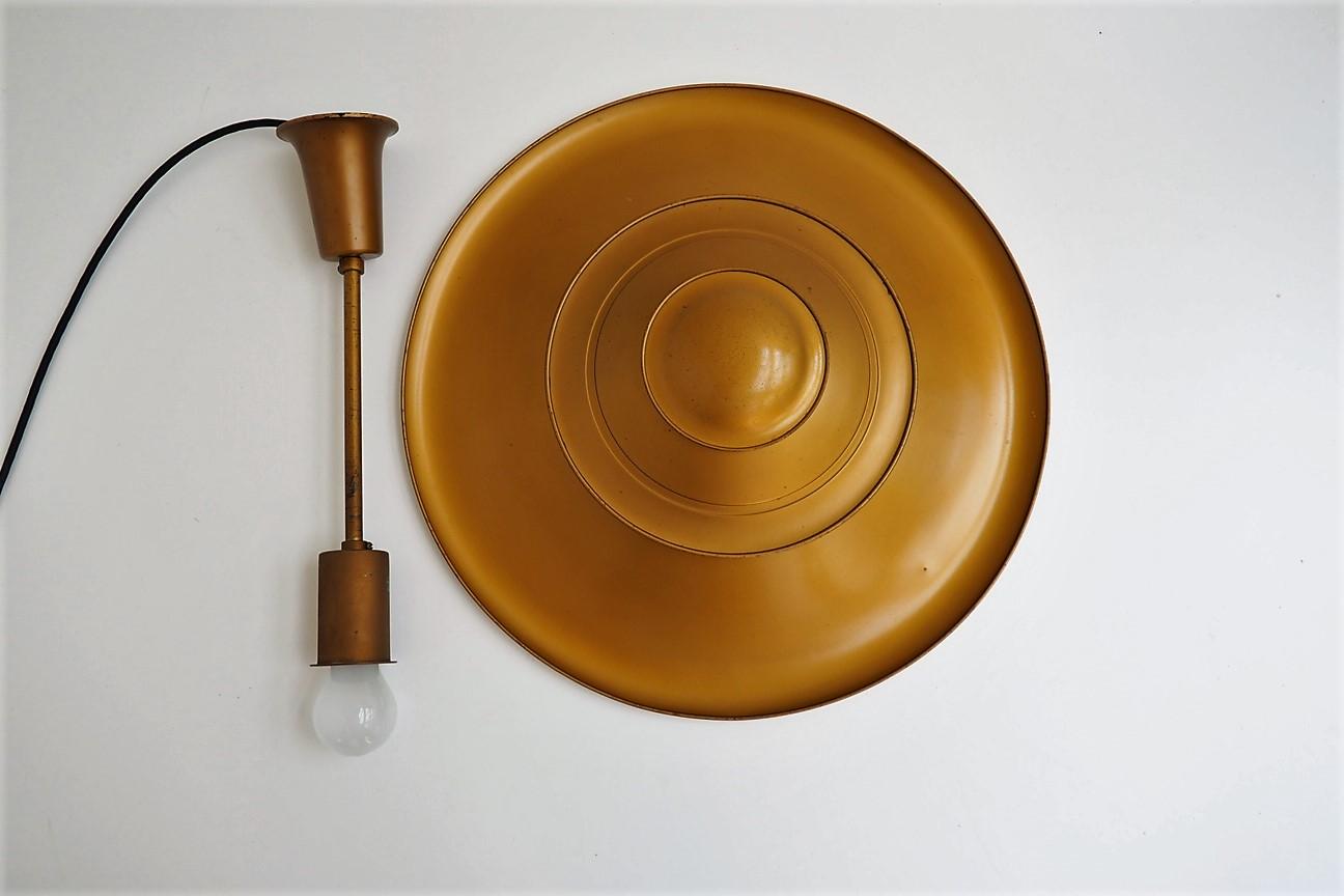 Up-Light Pendant from Louis Poulsen Named A-Loftlampe, Danish Design from 1930s (Kupfer)