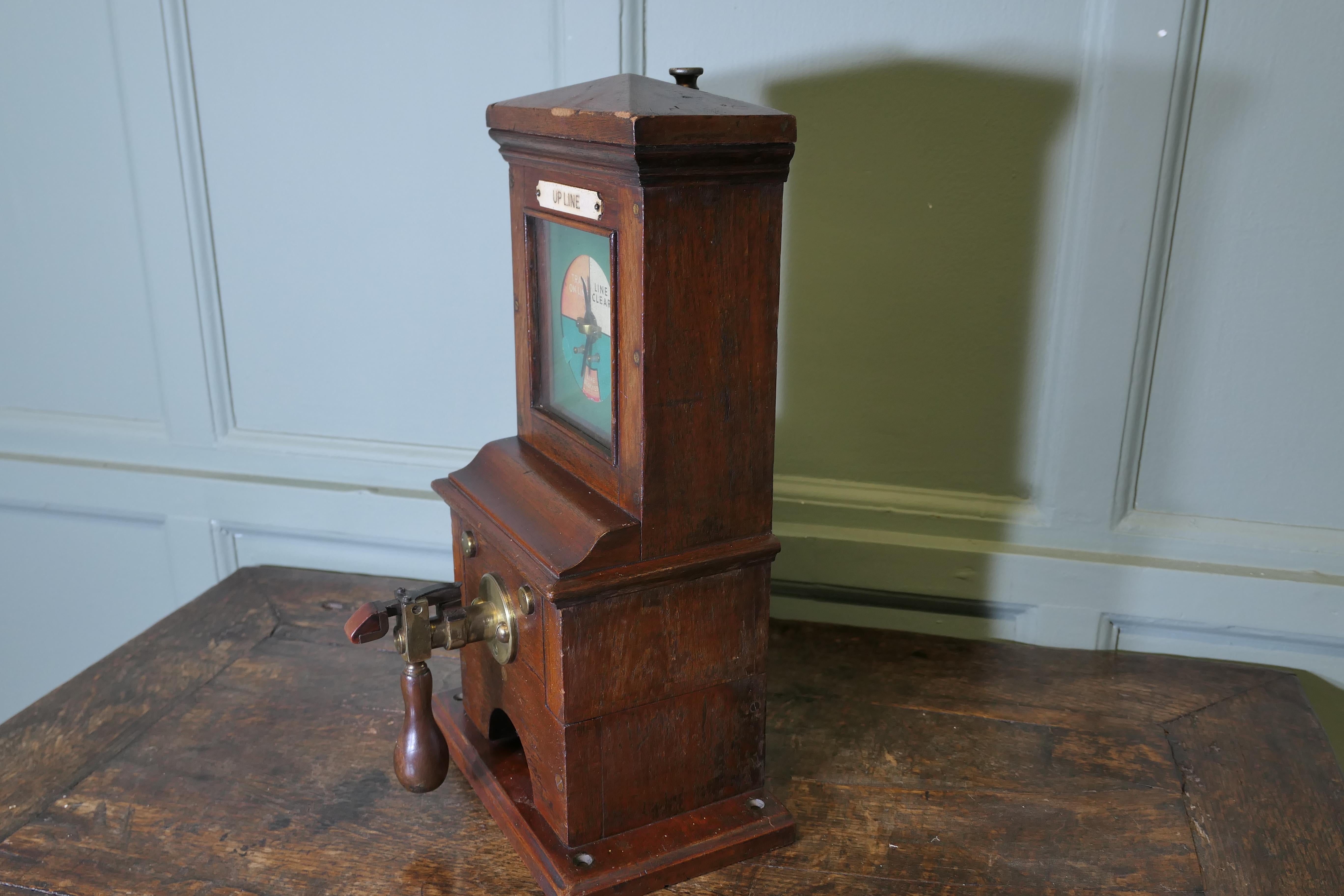 Late 19th Century Up Line Telegraph Block, Great Central Railway  Dating from the late 19th C