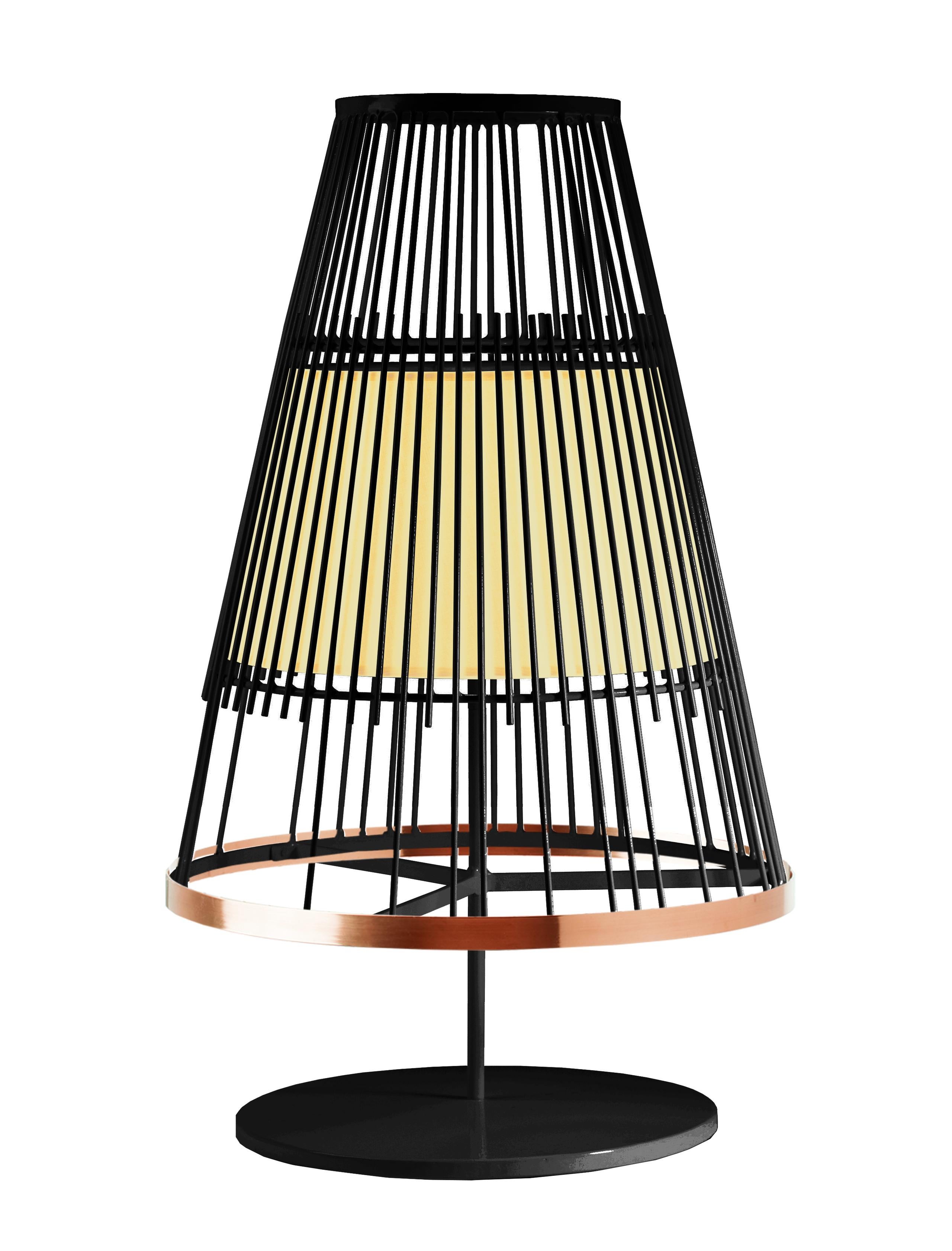 Lampe de bureau d'inspiration Art Déco contemporaine en ivoire et laiton poli Neuf - En vente à Lisbon, PT