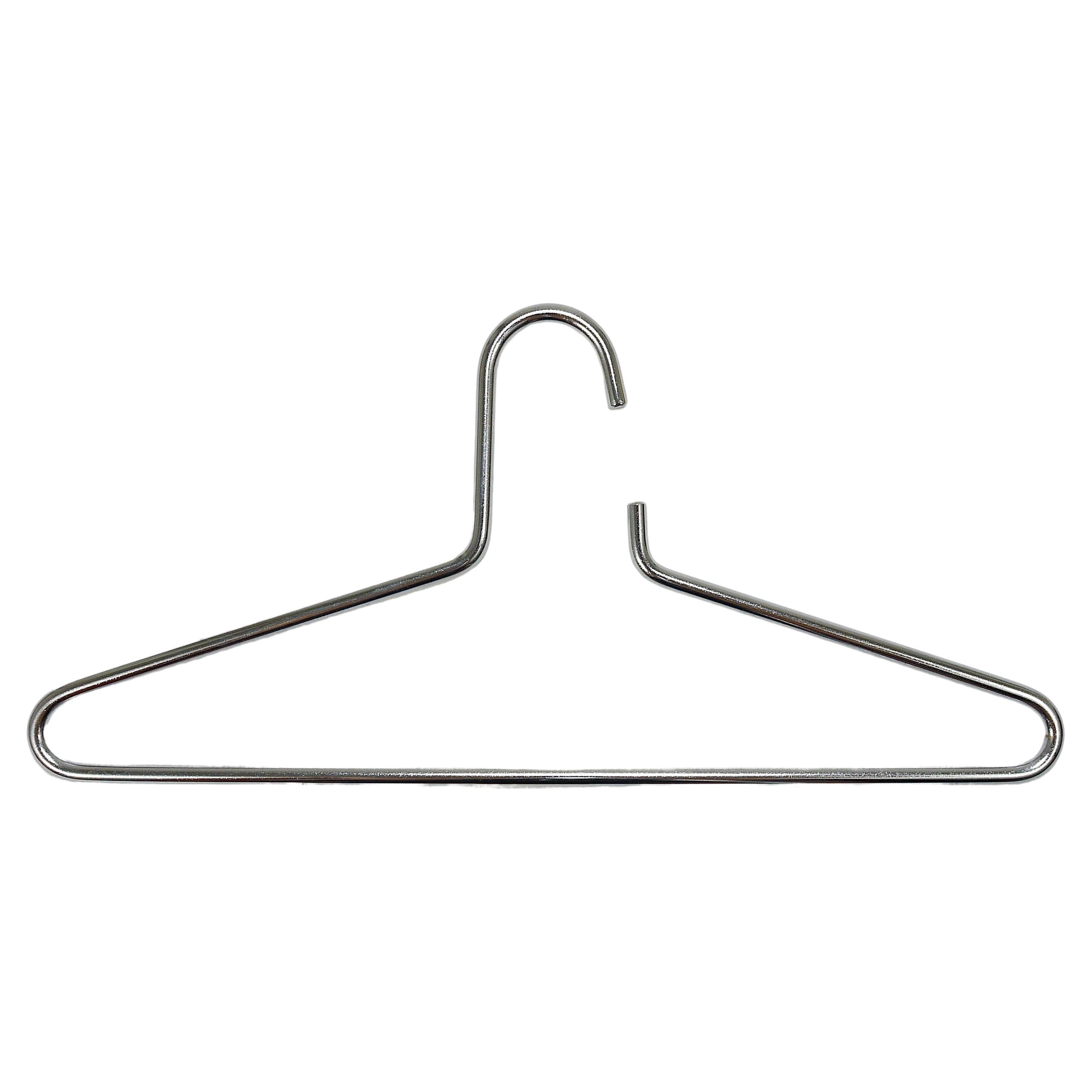 Up to 12 Austrian Modernist Solid Chrome-Plated Coat Hangers from the 1970s