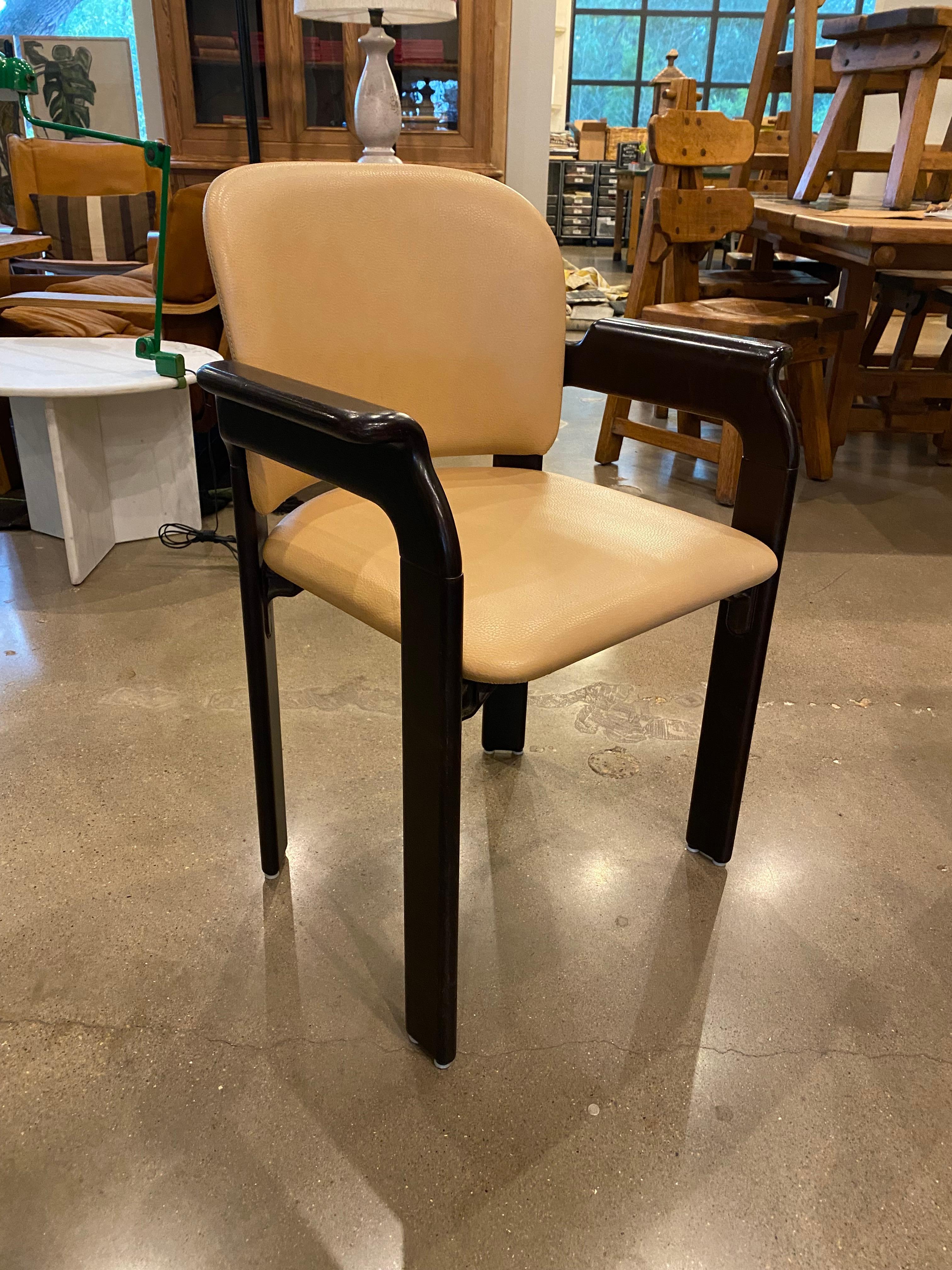 6 Leather Dining Chairs by Haussmann for Dietiker, Sold in Pairs 6