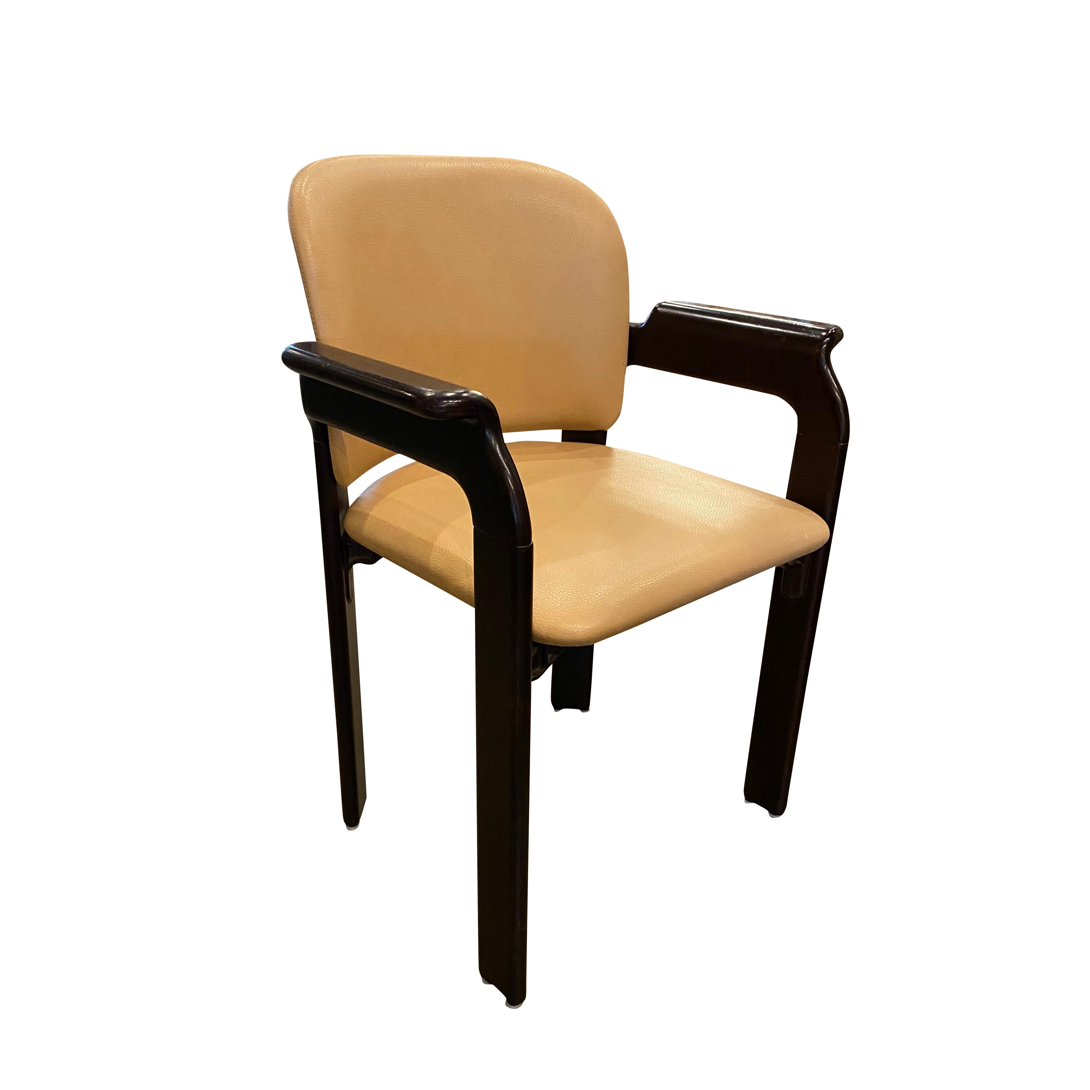 6 Leather Dining Chairs by Haussmann for Dietiker, Sold in Pairs 7